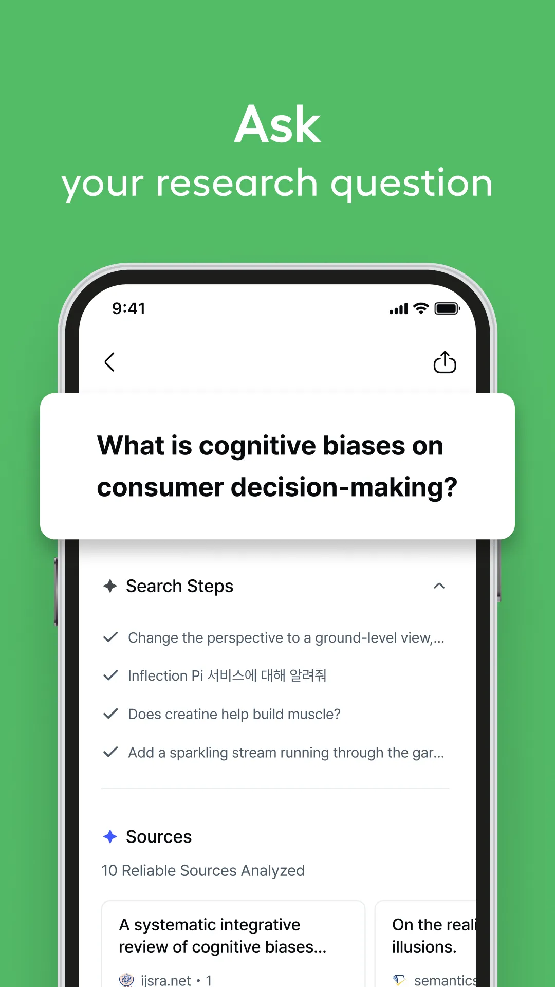 Liner: AI Search with Sources | Indus Appstore | Screenshot