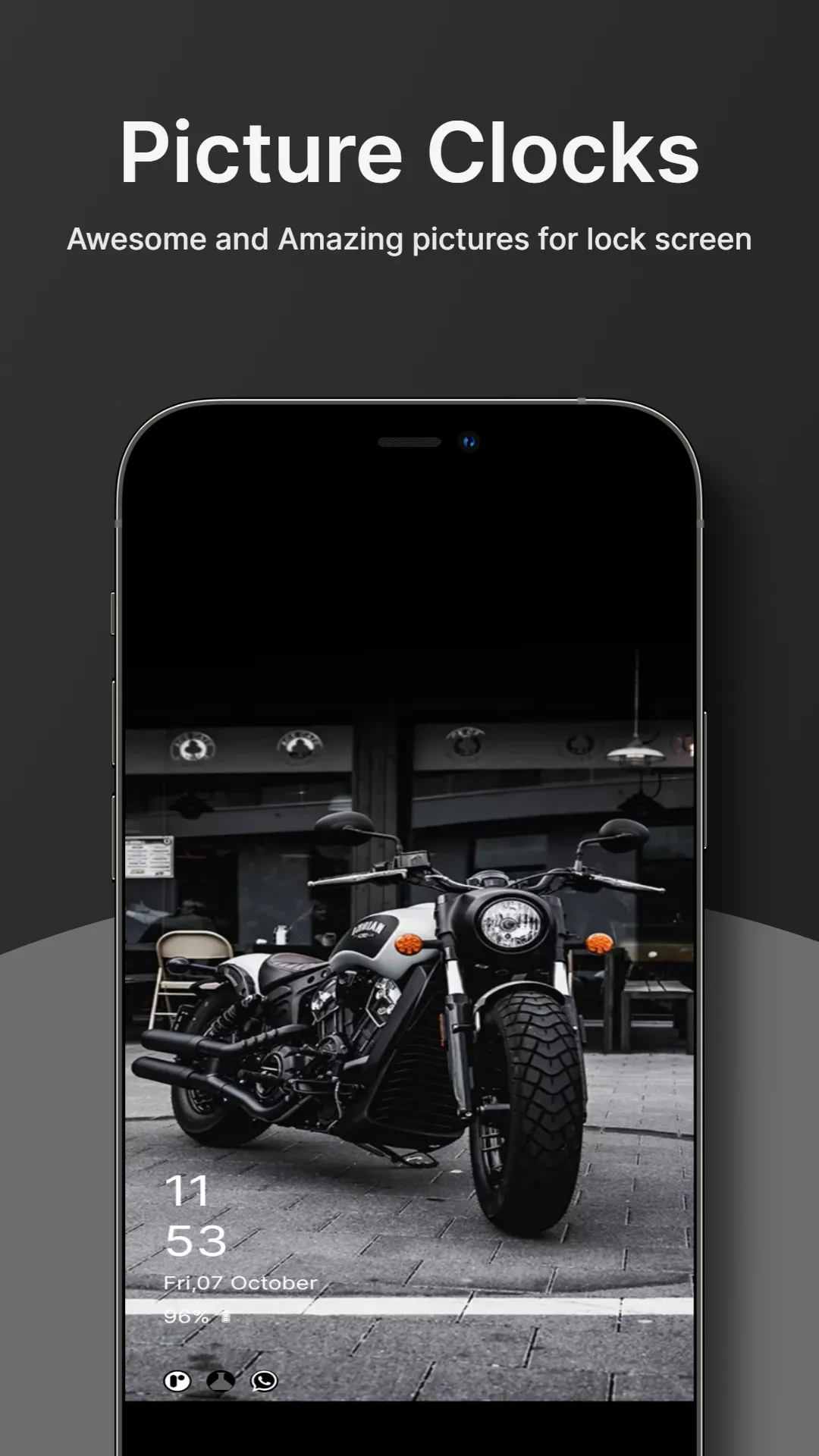 Always On Display Clock Widget | Indus Appstore | Screenshot