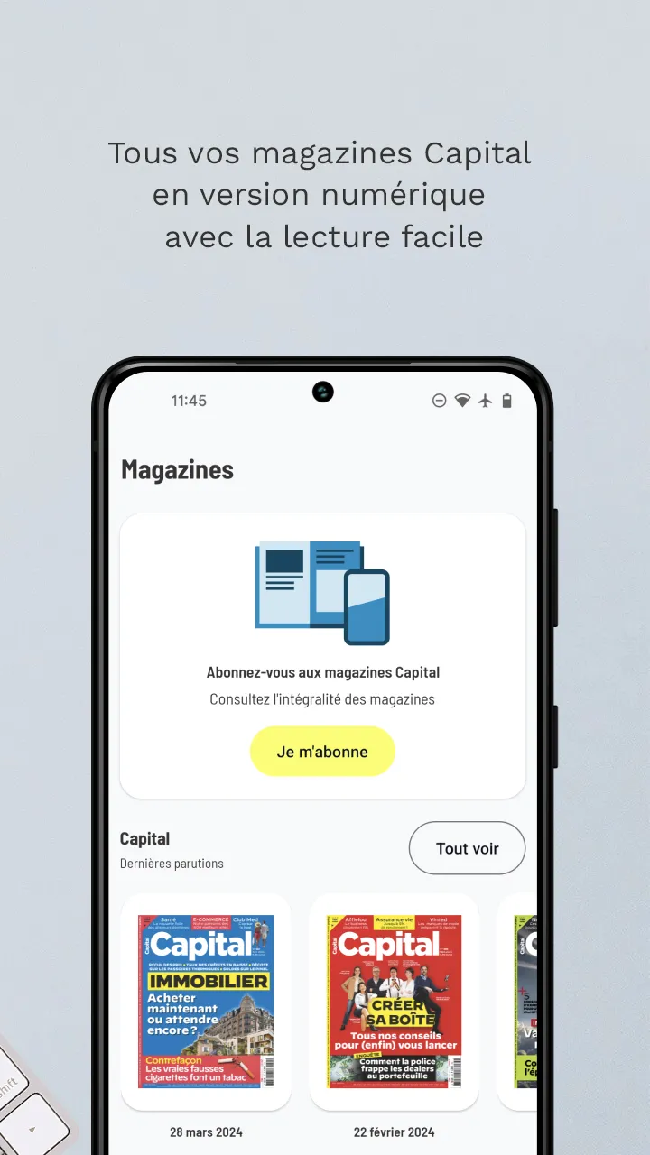 Capital : toute l'actu éco | Indus Appstore | Screenshot