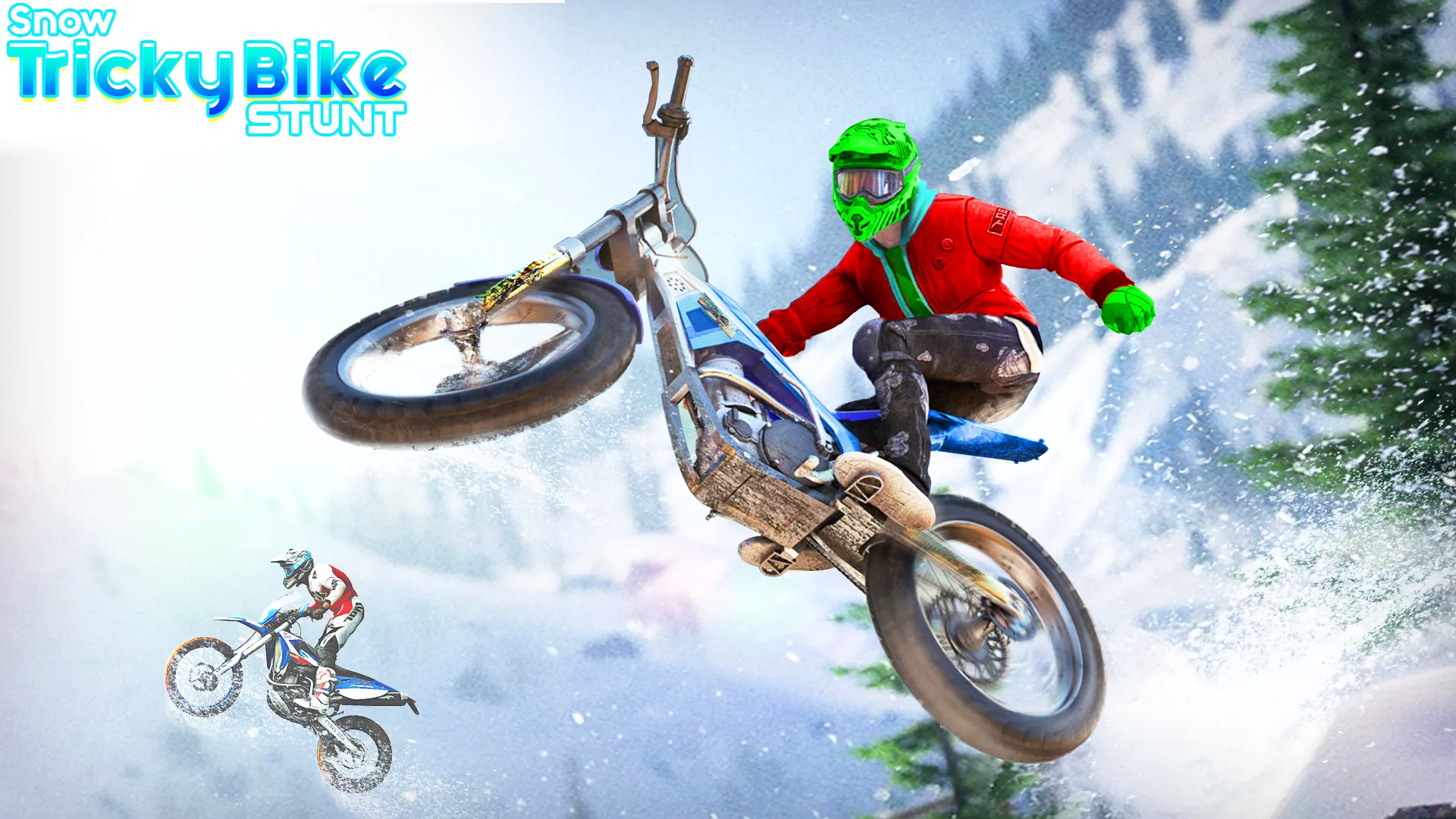 Snow Tricky Bike Stunt Race 3D | Indus Appstore | Screenshot