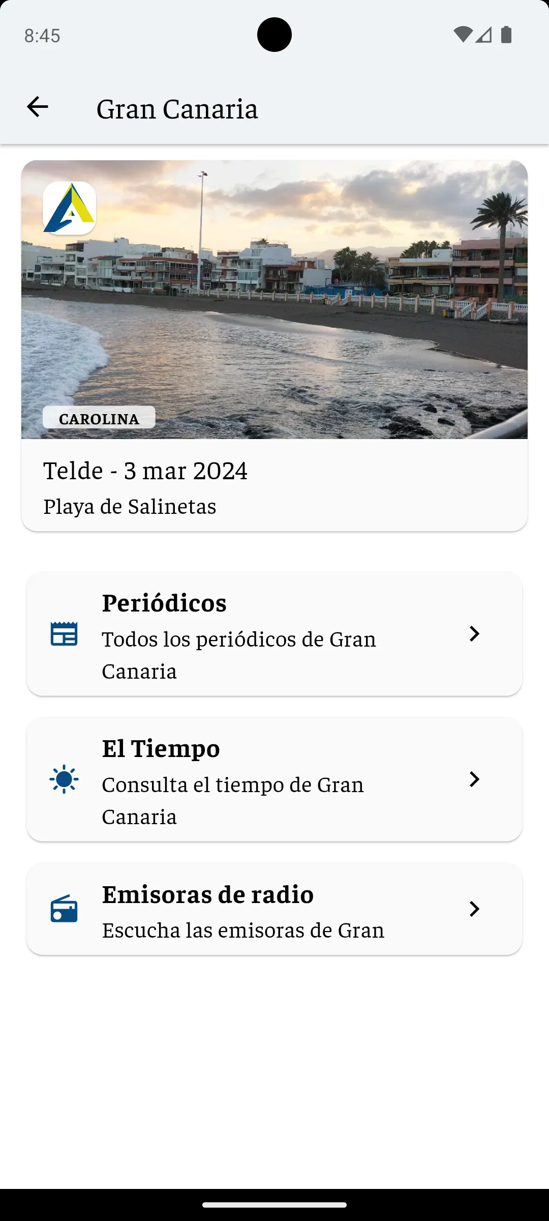 Actualidad Canaria | Indus Appstore | Screenshot