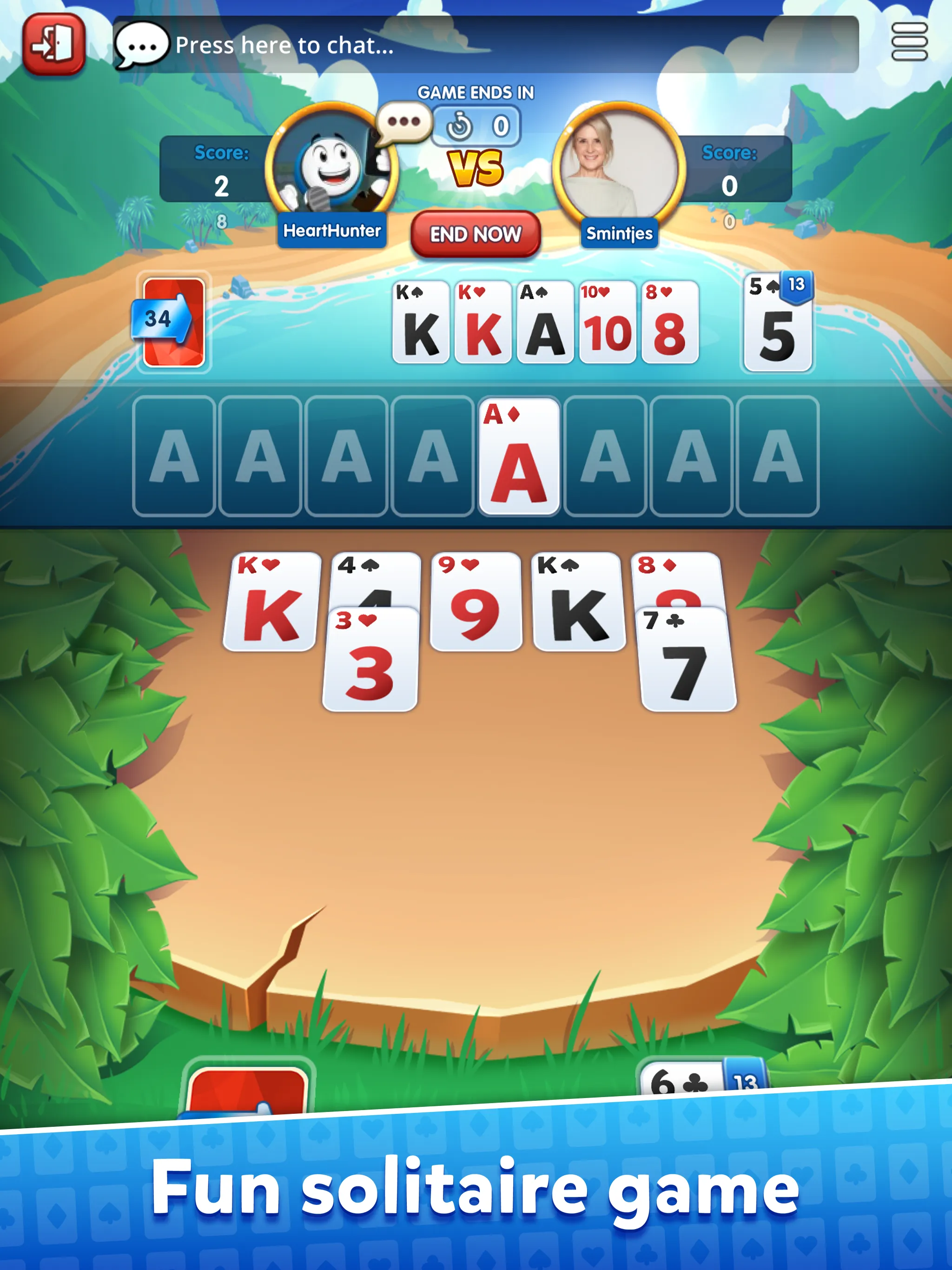 GamePoint BattleSolitaire | Indus Appstore | Screenshot