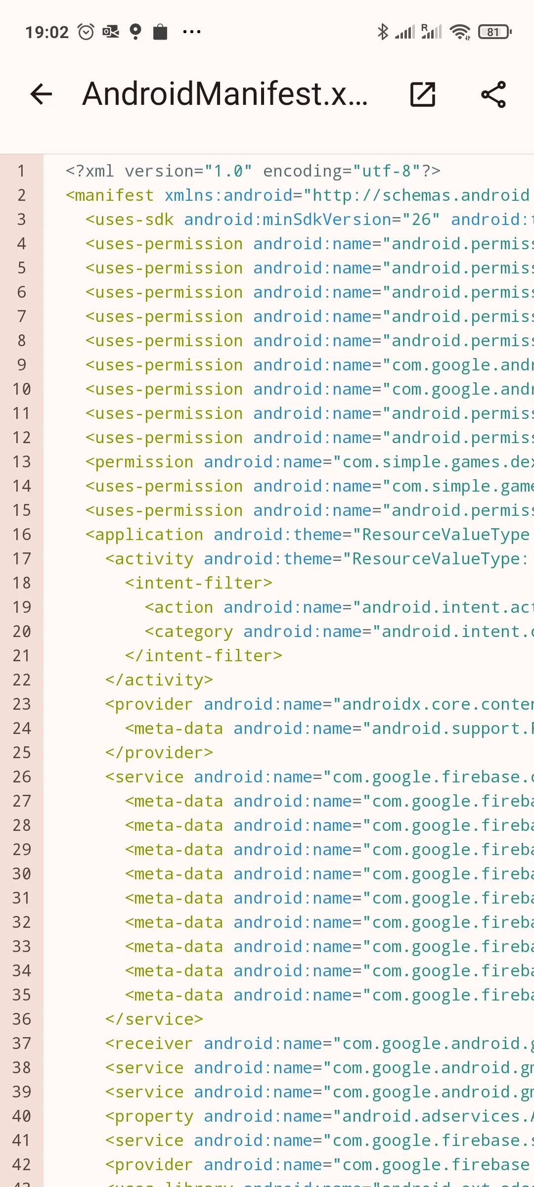 Dexter: dex class decompiler | Indus Appstore | Screenshot