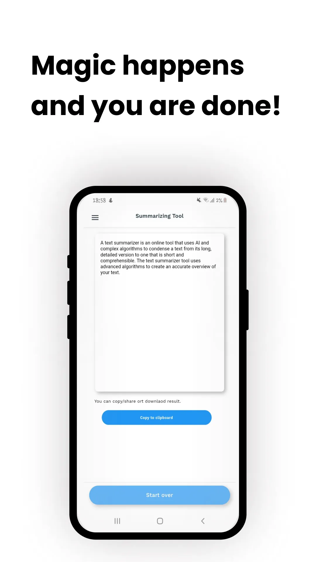 AI Text Summarizer | Indus Appstore | Screenshot