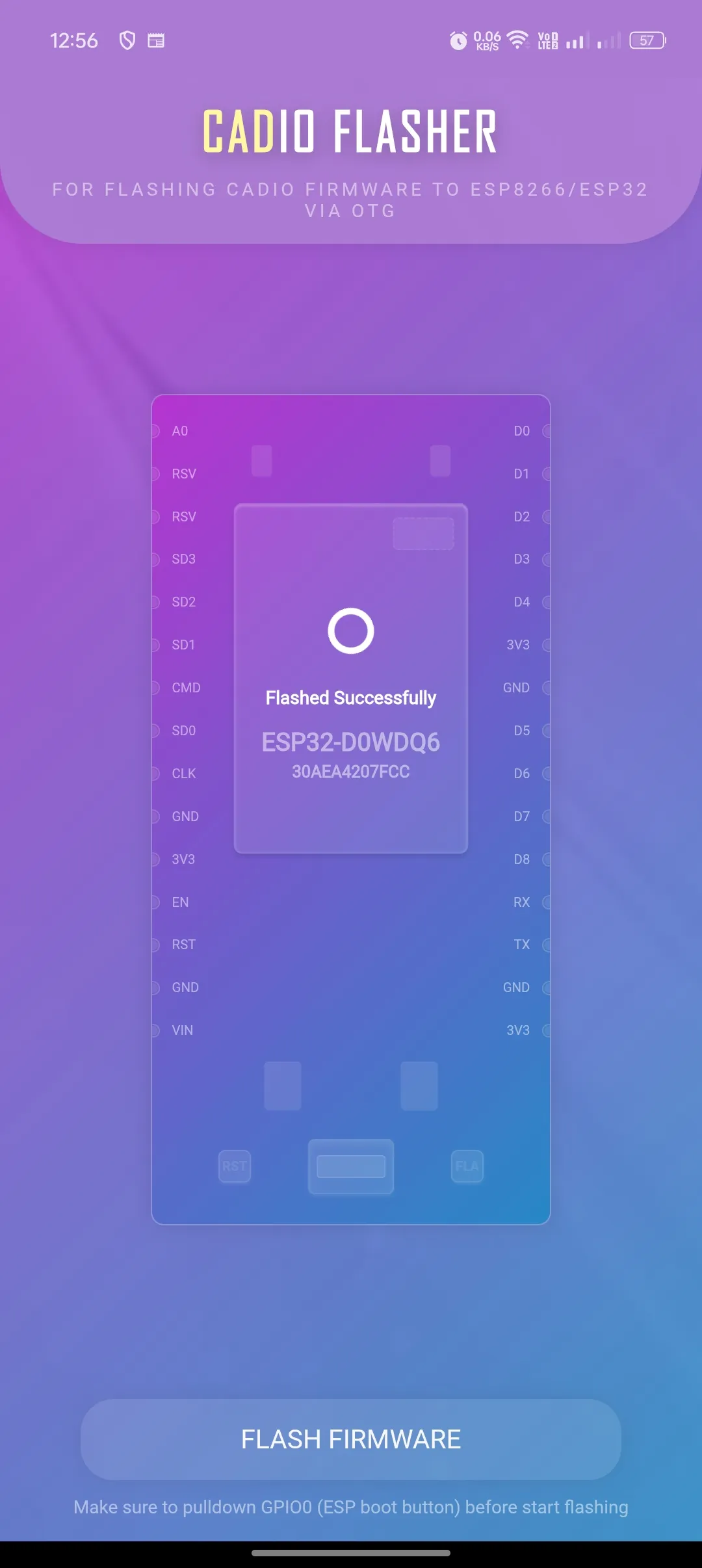 CADIO Flasher | Indus Appstore | Screenshot