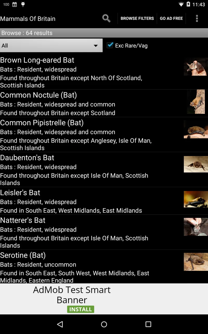 Mammals Of Britain | Indus Appstore | Screenshot