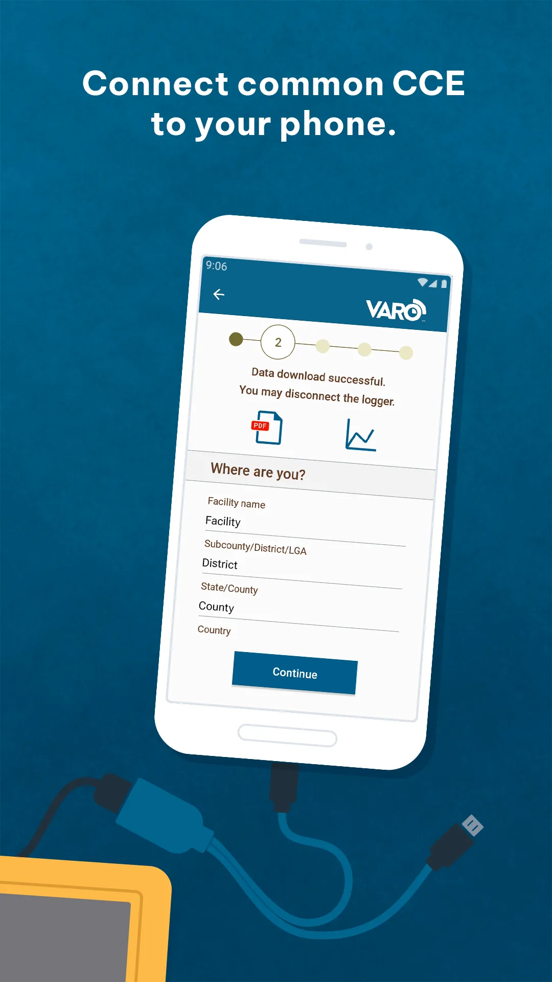 VARO Cold Chain Reporting | Indus Appstore | Screenshot