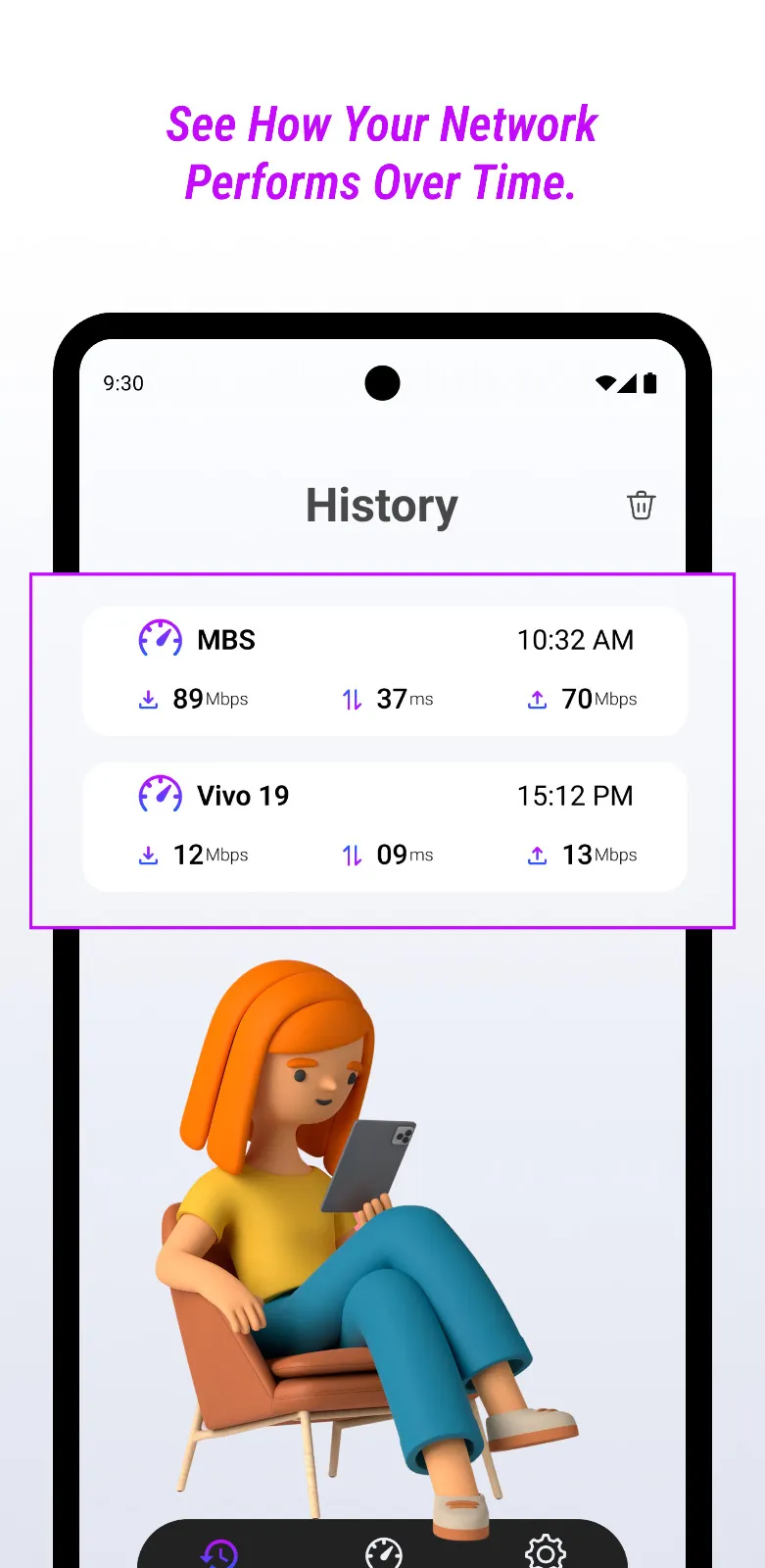SpeedX: Internet Speed Tester | Indus Appstore | Screenshot