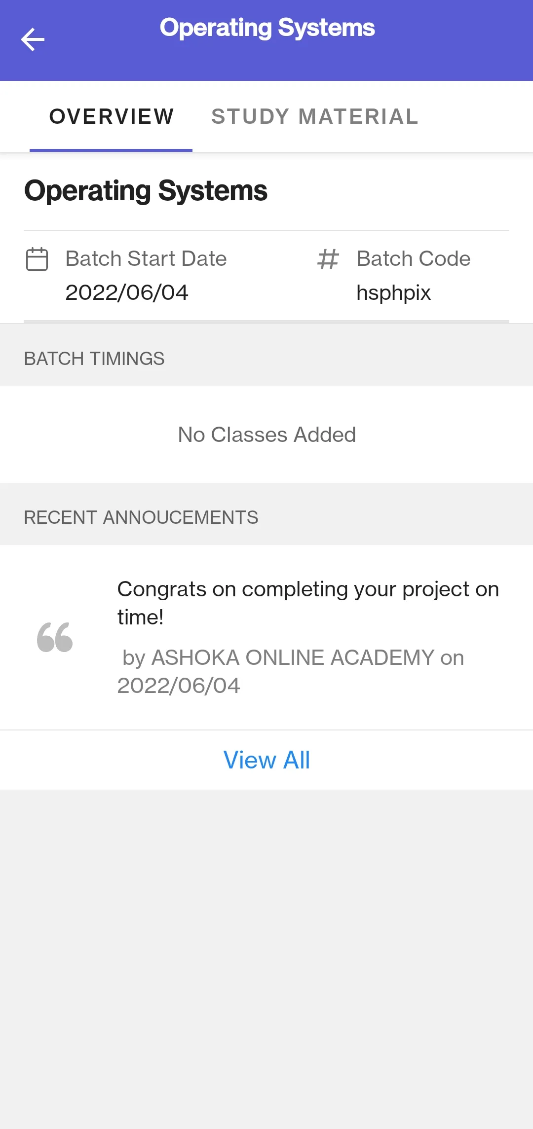 Ashoka online Academy | Indus Appstore | Screenshot