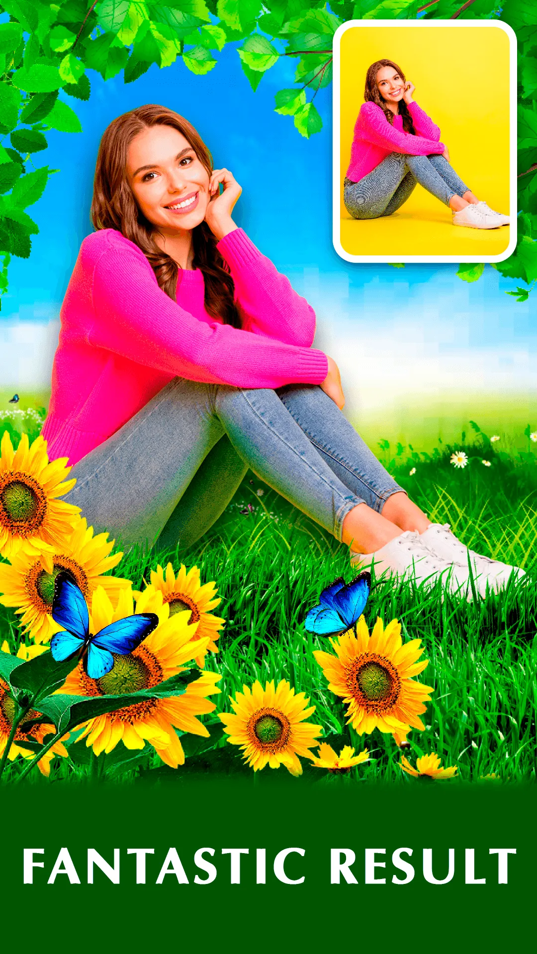 Nature Photo Frames & Stickers | Indus Appstore | Screenshot