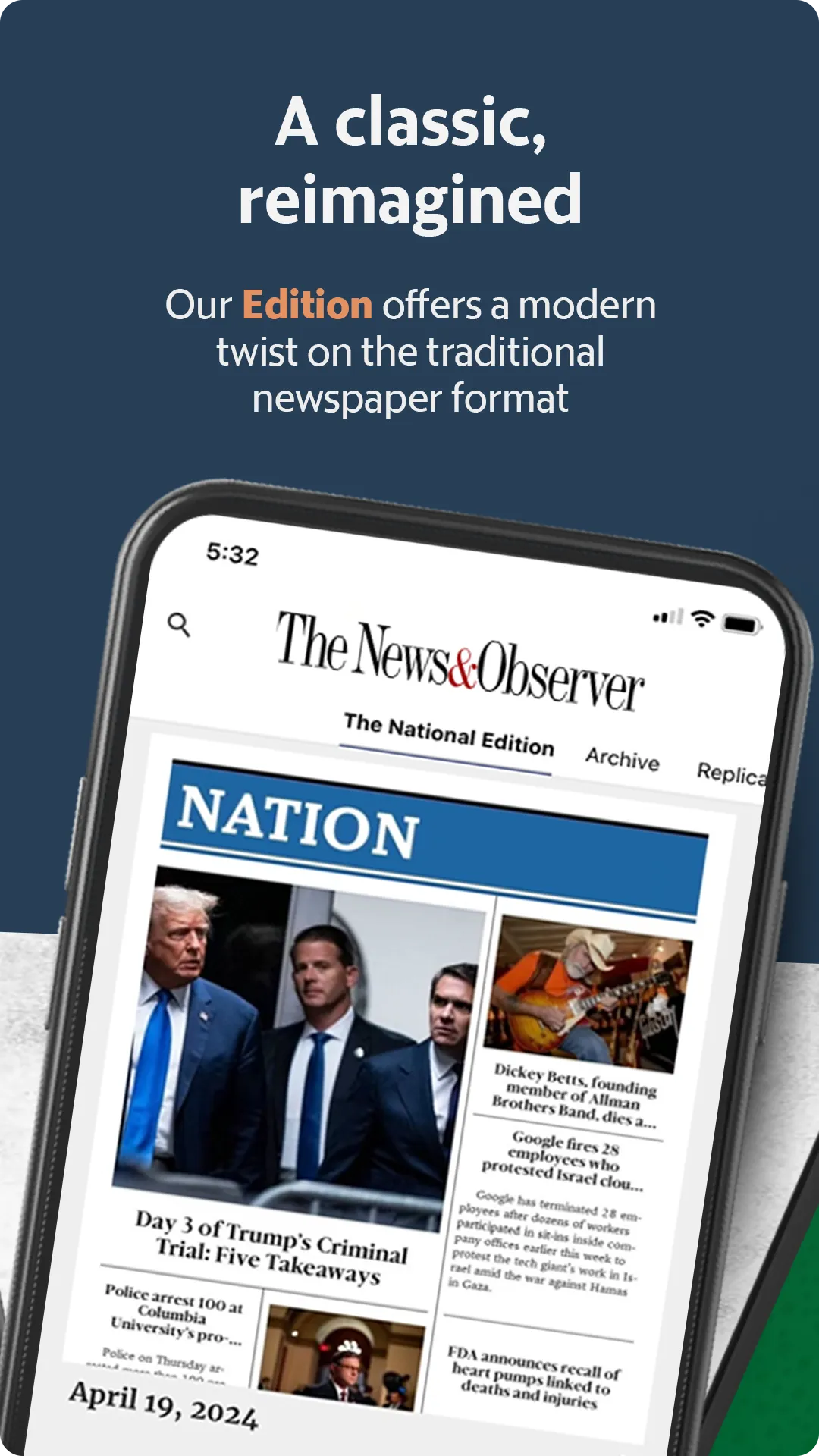 News & Observer (N&O): Mobile | Indus Appstore | Screenshot