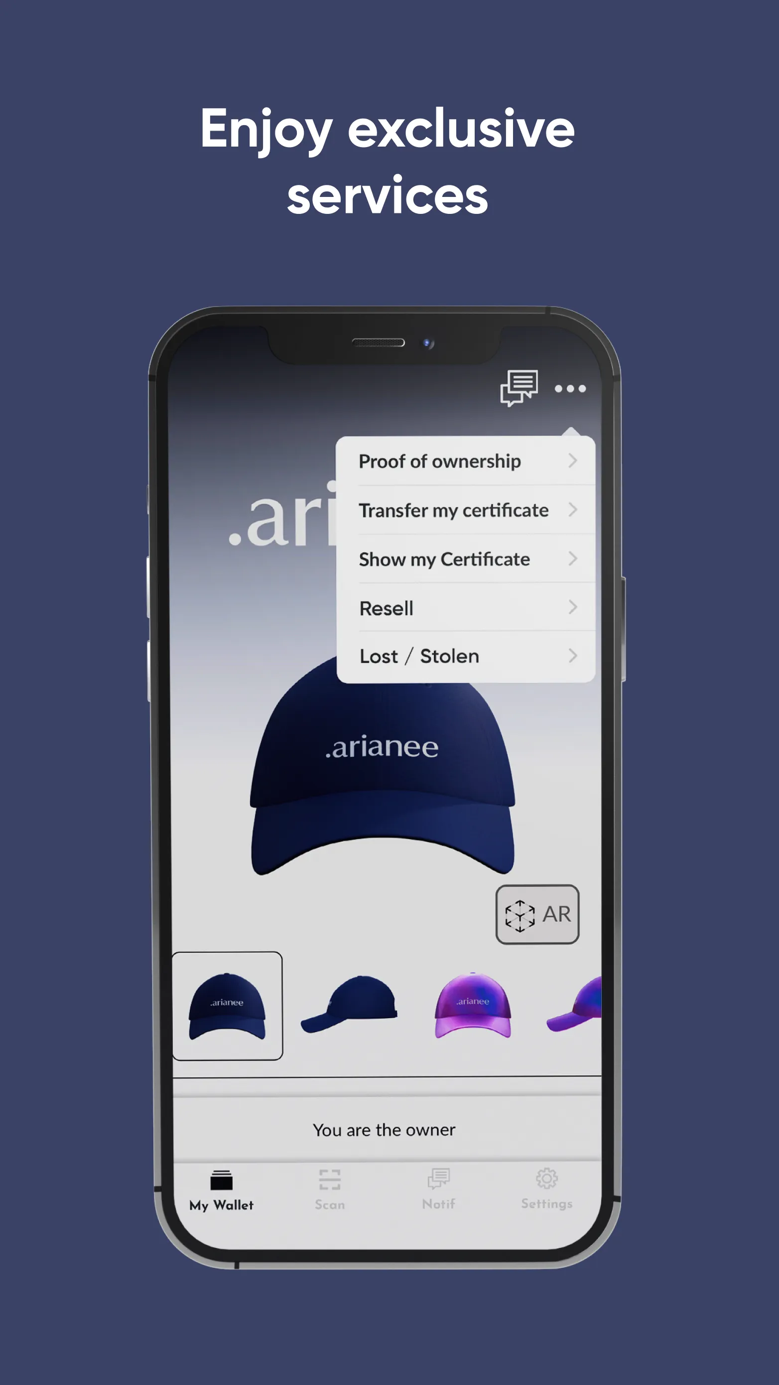 Arianee Wallet | Indus Appstore | Screenshot