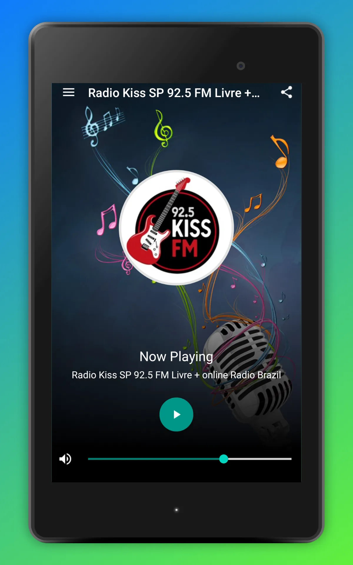 Kiss FM Sao Paulo Radio Brasil | Indus Appstore | Screenshot