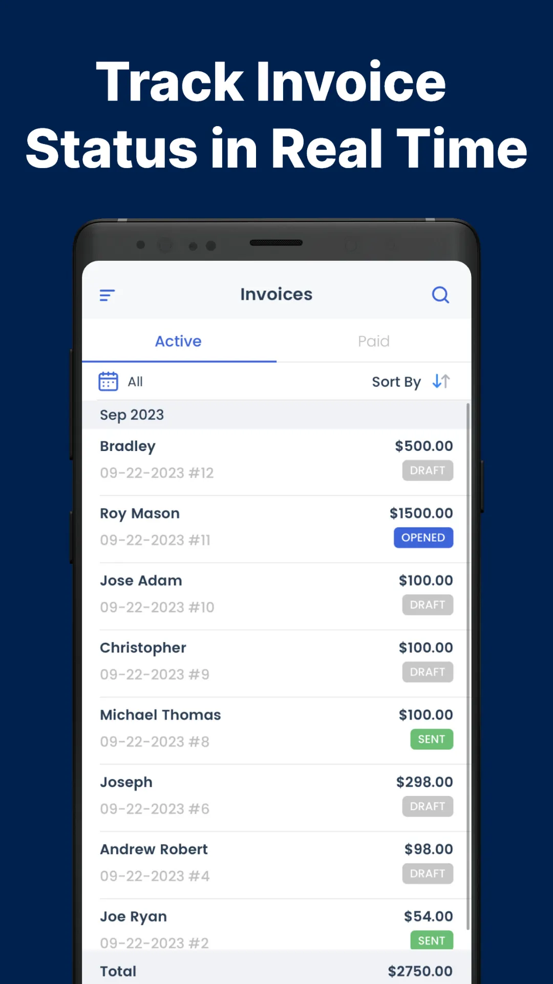 Easy Invoice & Estimates Maker | Indus Appstore | Screenshot