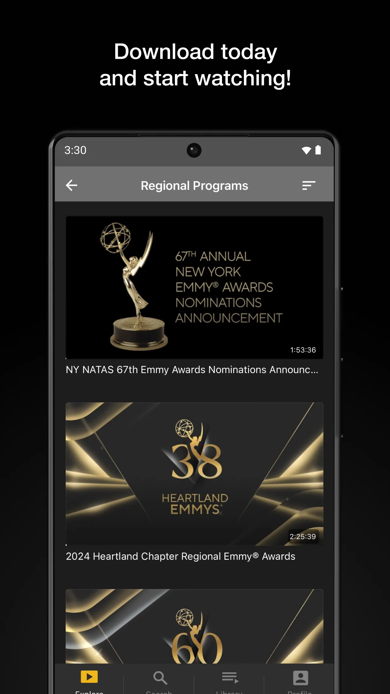 The Emmys | Indus Appstore | Screenshot