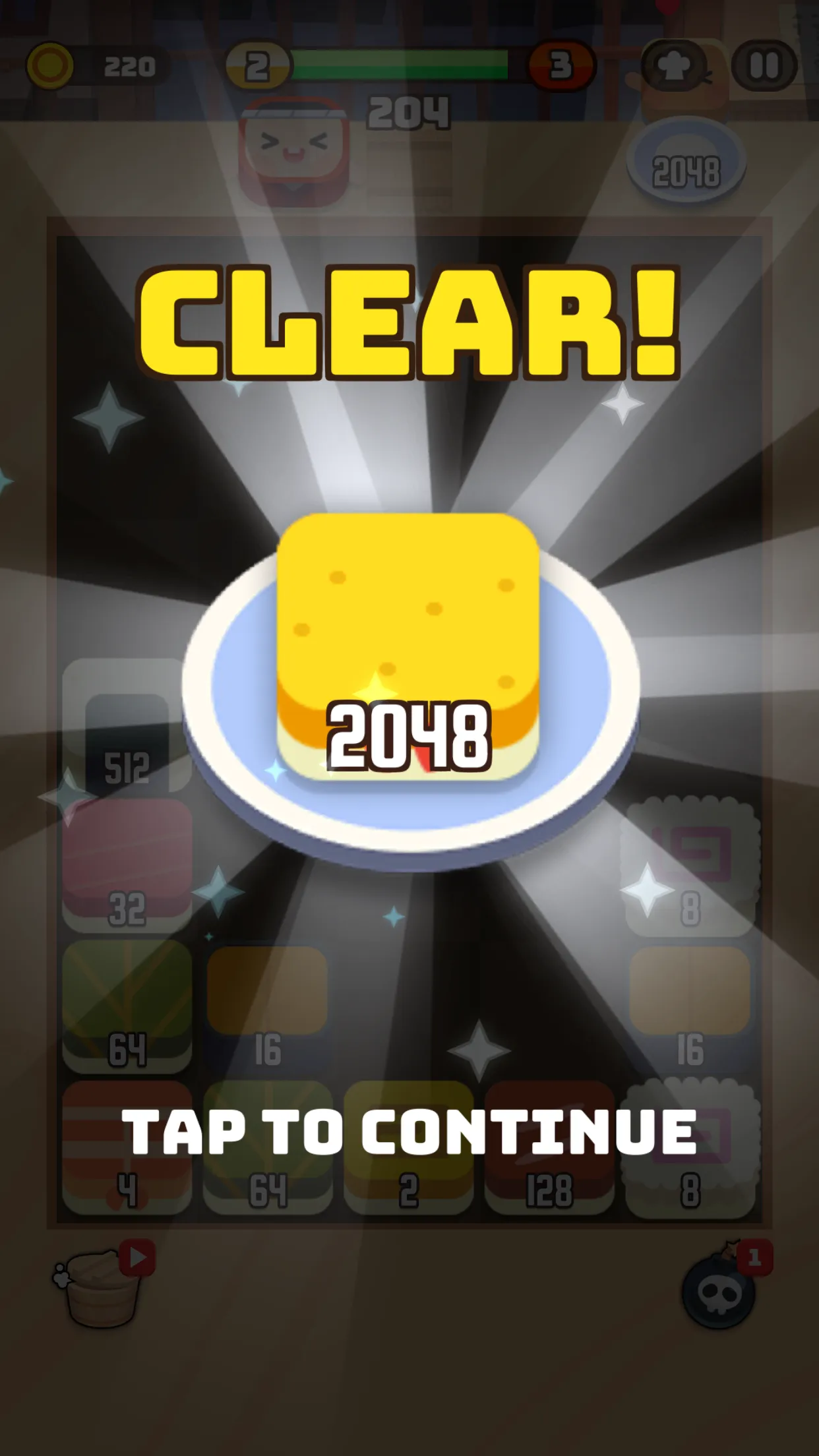 Sushi Drop : 2048 Merge Puzzle | Indus Appstore | Screenshot