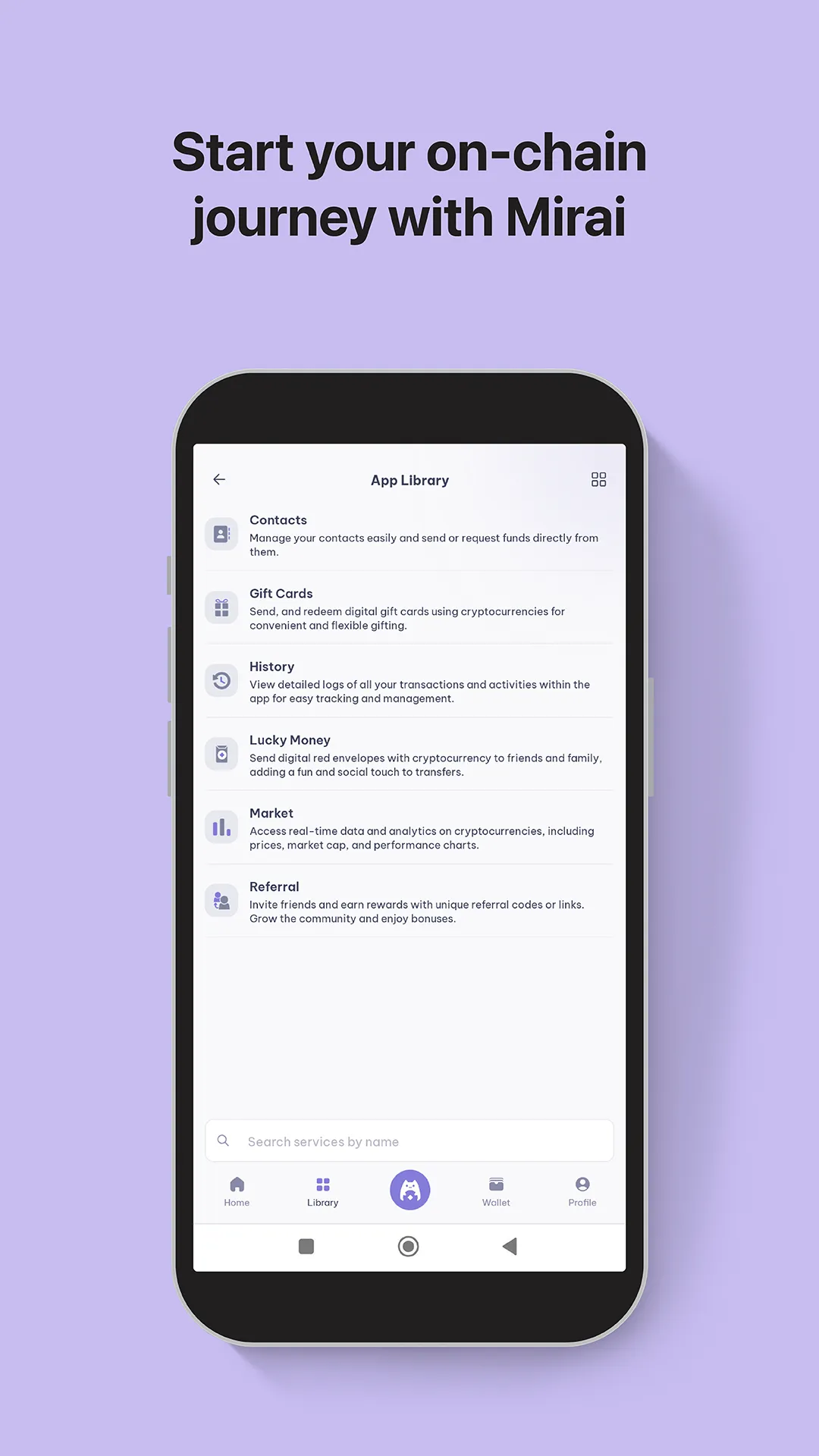 Mirai App DeFi & Crypto Wallet | Indus Appstore | Screenshot