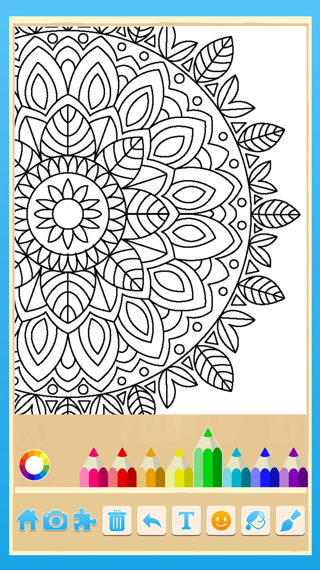 My Coloring Book Mandala | Indus Appstore | Screenshot