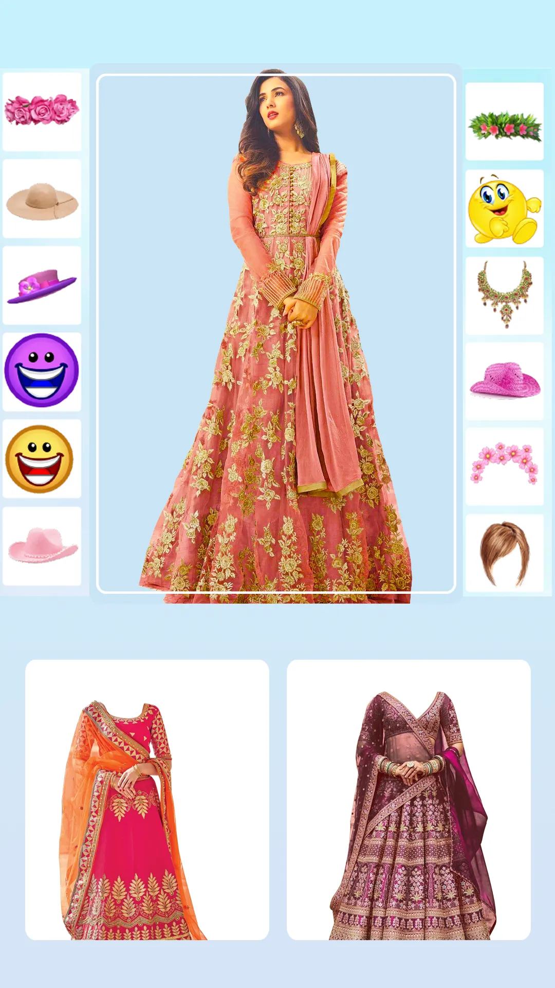 Anarkali Dress Photo Editor | Indus Appstore | Screenshot