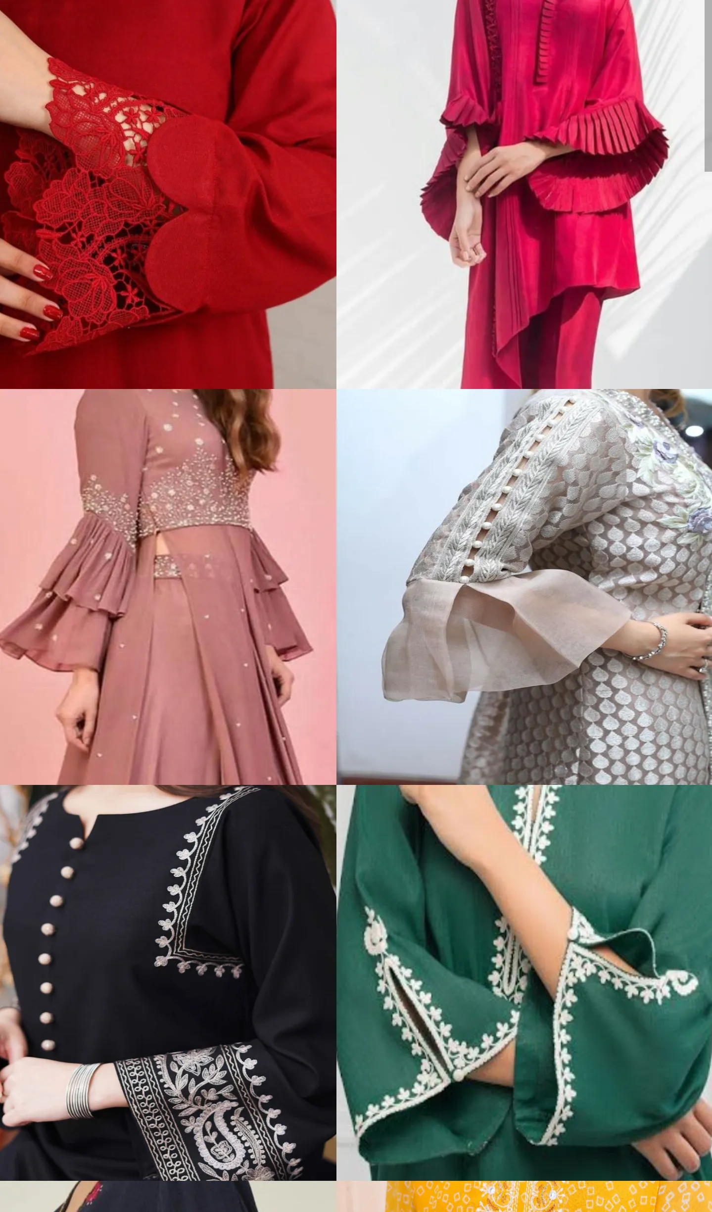 Kurti Sleeves Designs | Indus Appstore | Screenshot