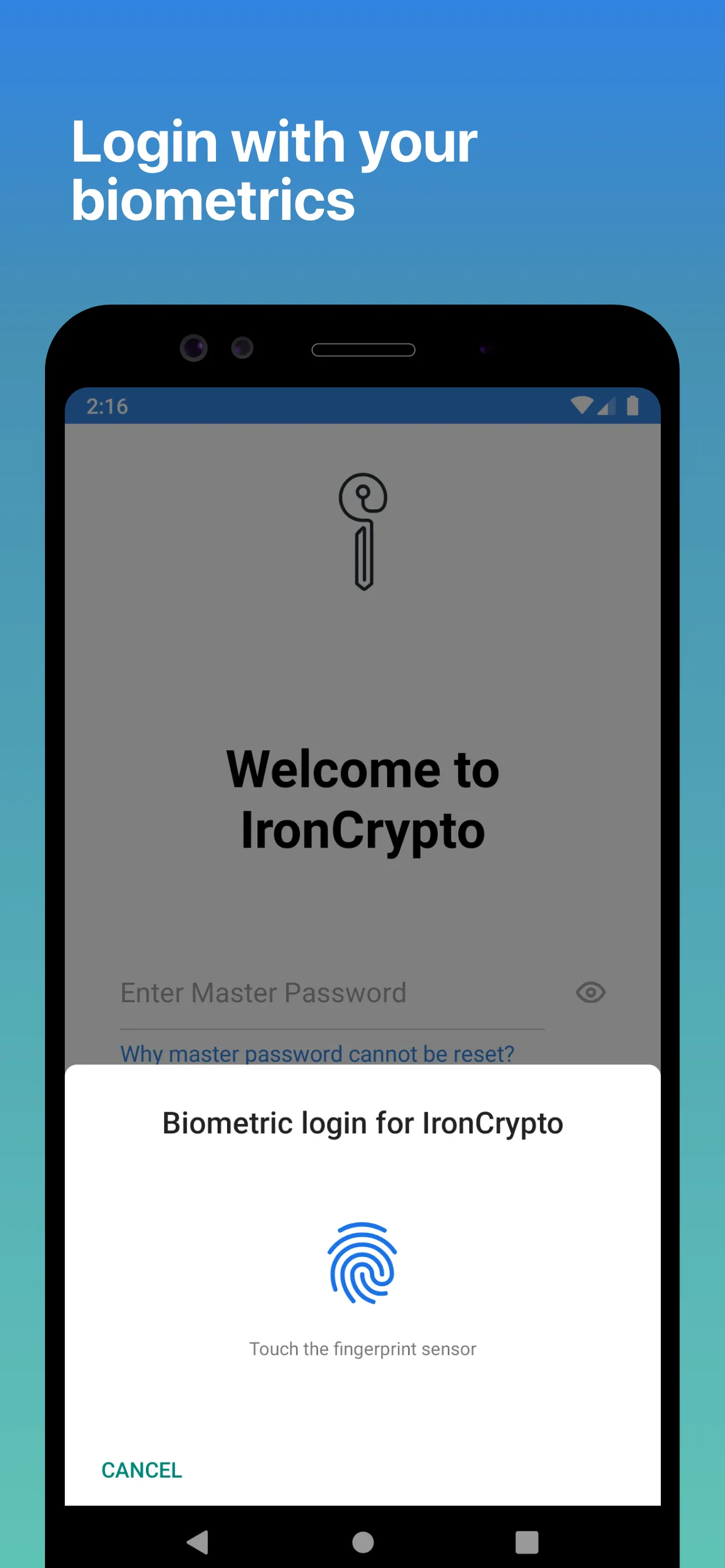 IronCrypto: Free, Secure, Simp | Indus Appstore | Screenshot