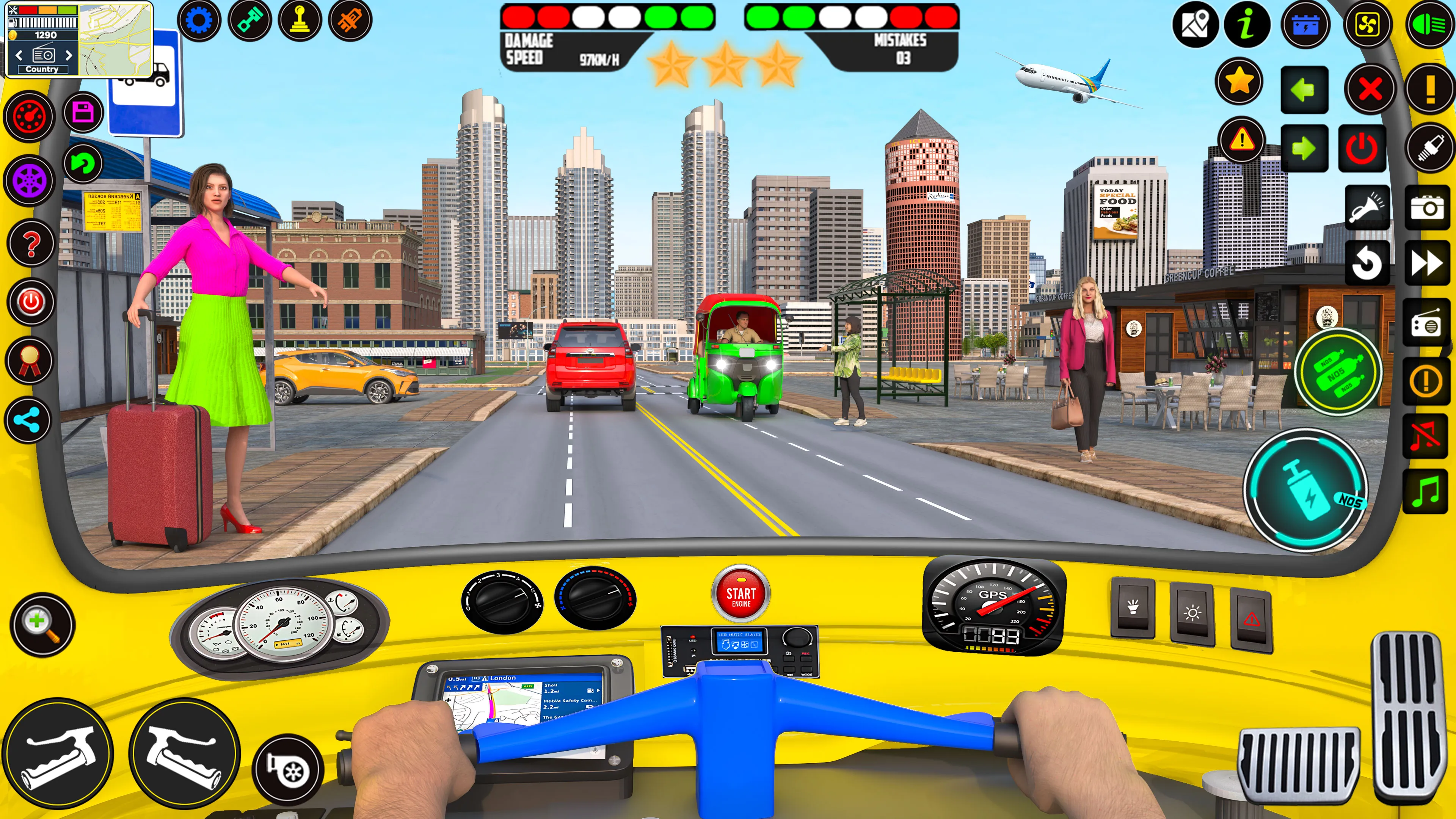 City Rickshaw Driving Games 3D | Indus Appstore | Screenshot