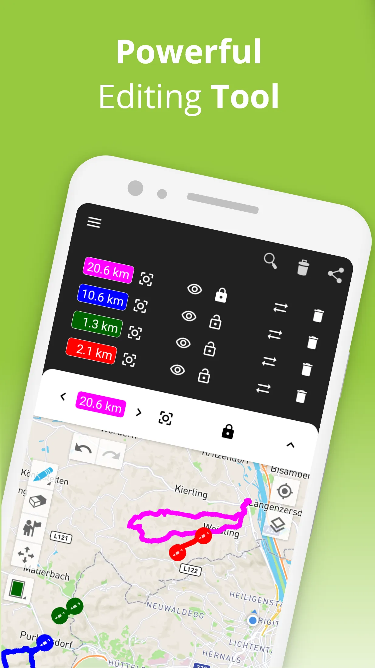 TouchTrails: Route Planner | Indus Appstore | Screenshot