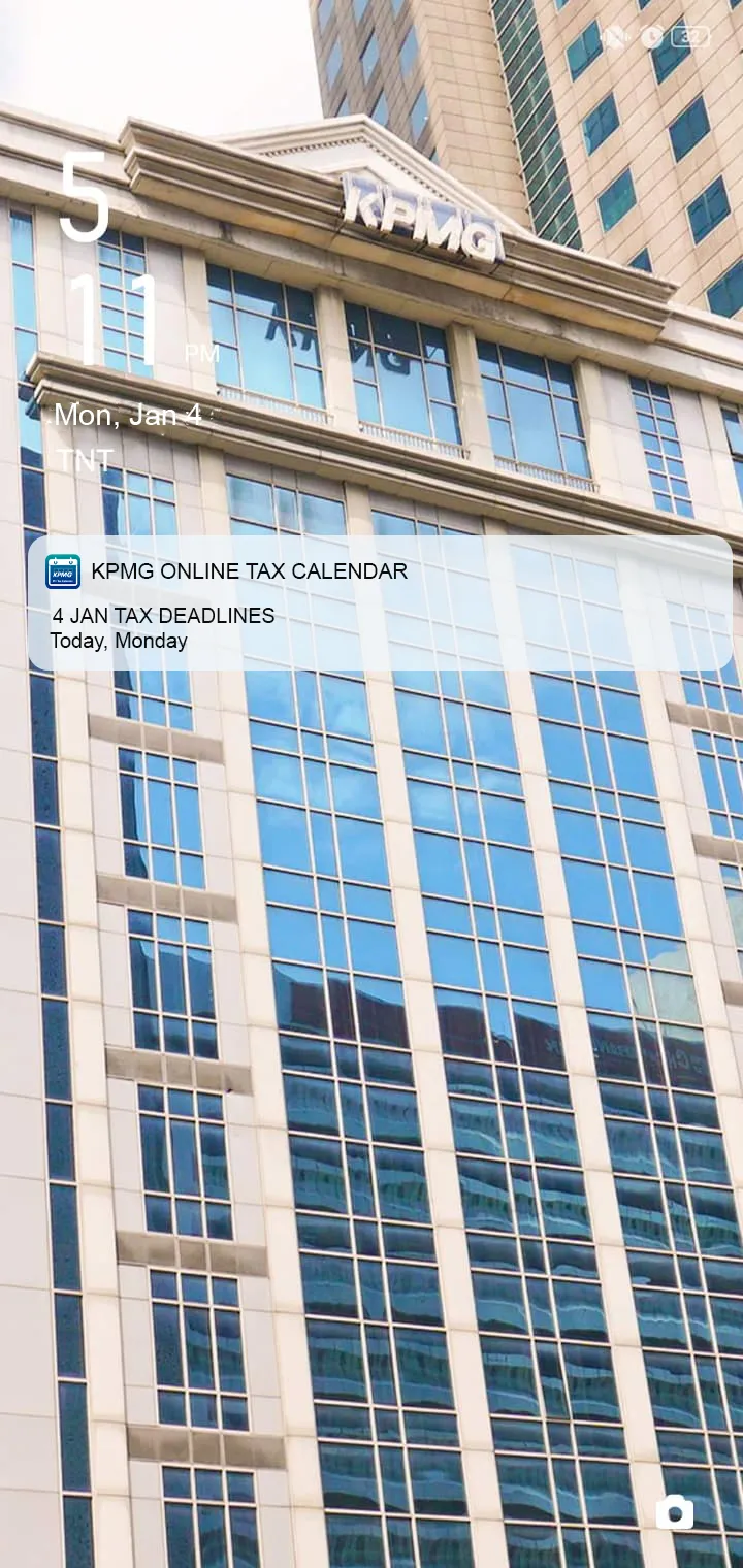 KPMG Online Tax Calendar | Indus Appstore | Screenshot