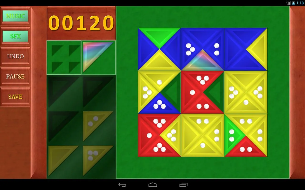 TrigoMania Triangular Dominoes | Indus Appstore | Screenshot