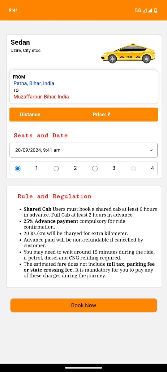 Urban Cab | Indus Appstore | Screenshot