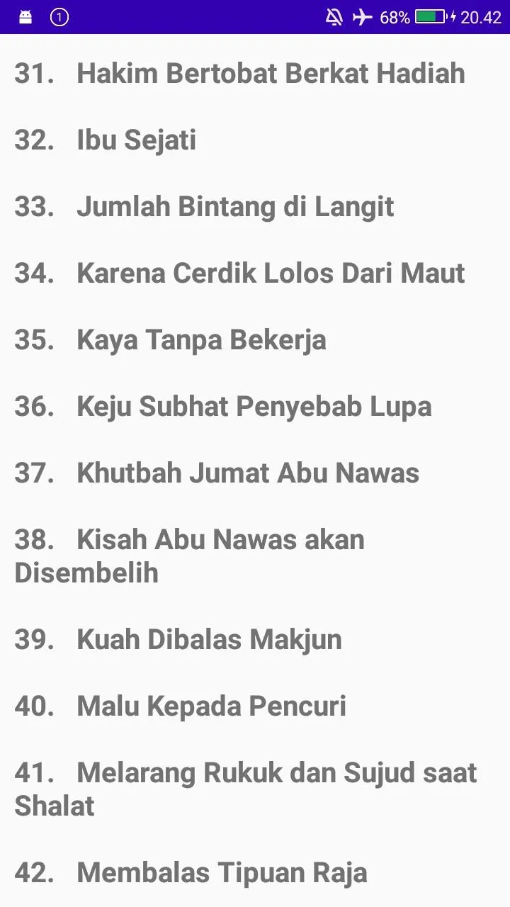 KISAH ABUNAWAS - 1001 MALAM | Indus Appstore | Screenshot