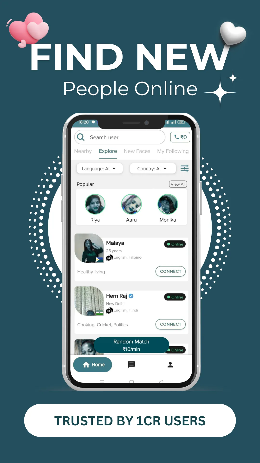 MyBuddy: Meet Real People | Indus Appstore | Screenshot