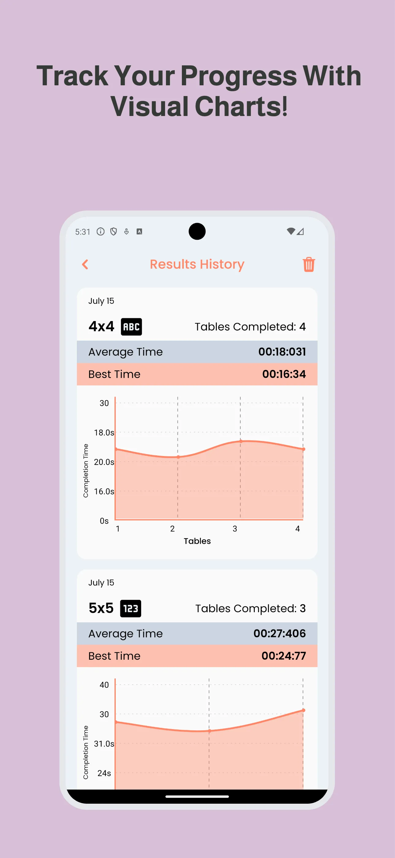 Schulte-Table | Indus Appstore | Screenshot