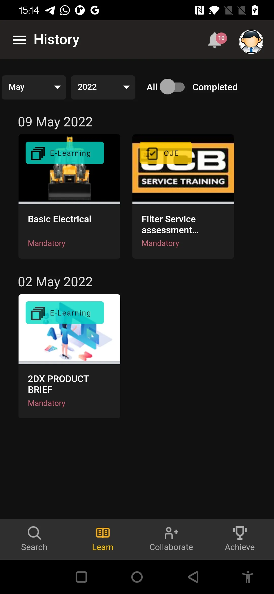 JCB Knowledge Centre 2.0 | Indus Appstore | Screenshot