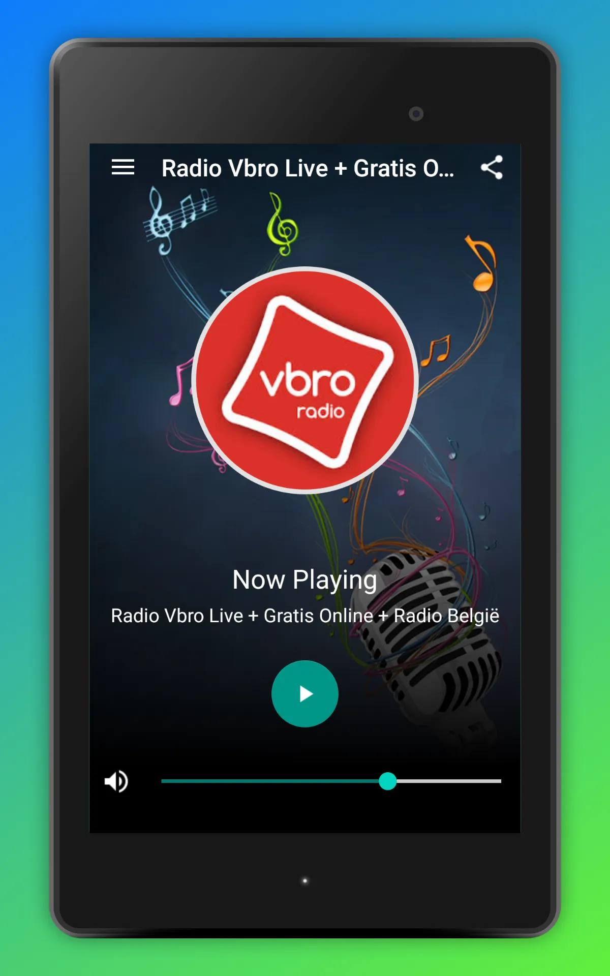 VBRO Radio Belgium Online App | Indus Appstore | Screenshot