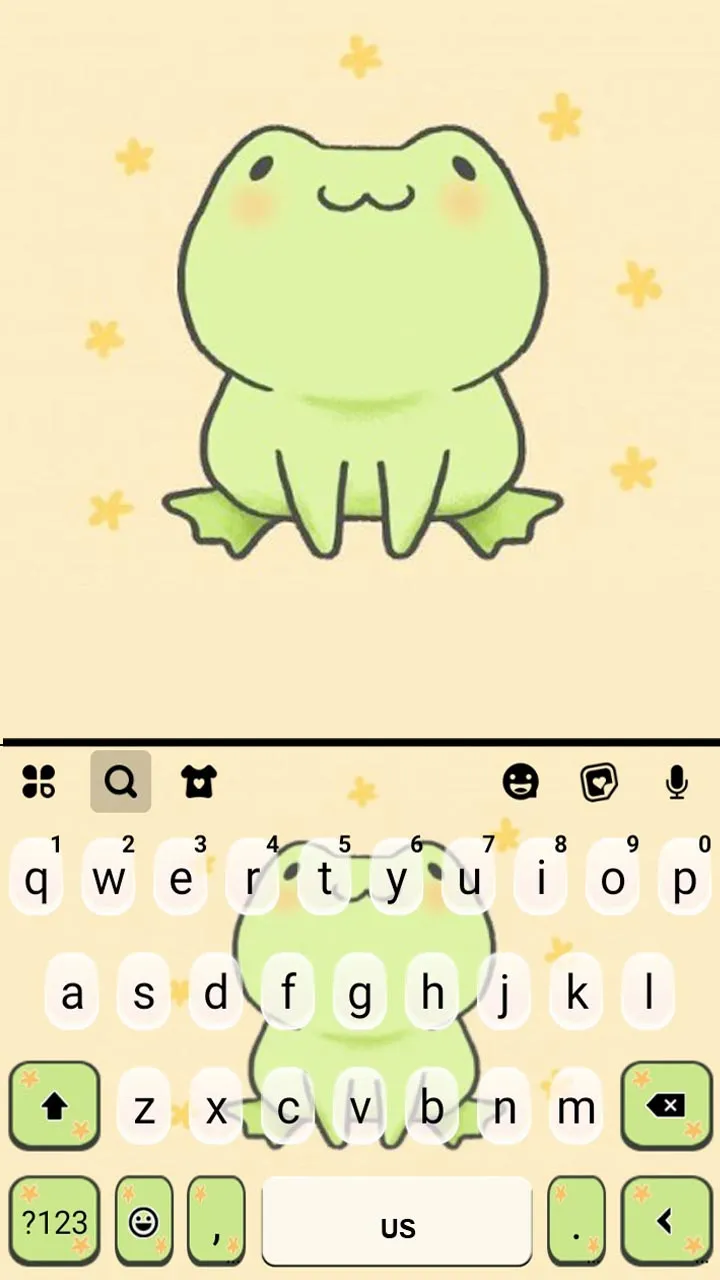 Cute Green Frog Theme | Indus Appstore | Screenshot