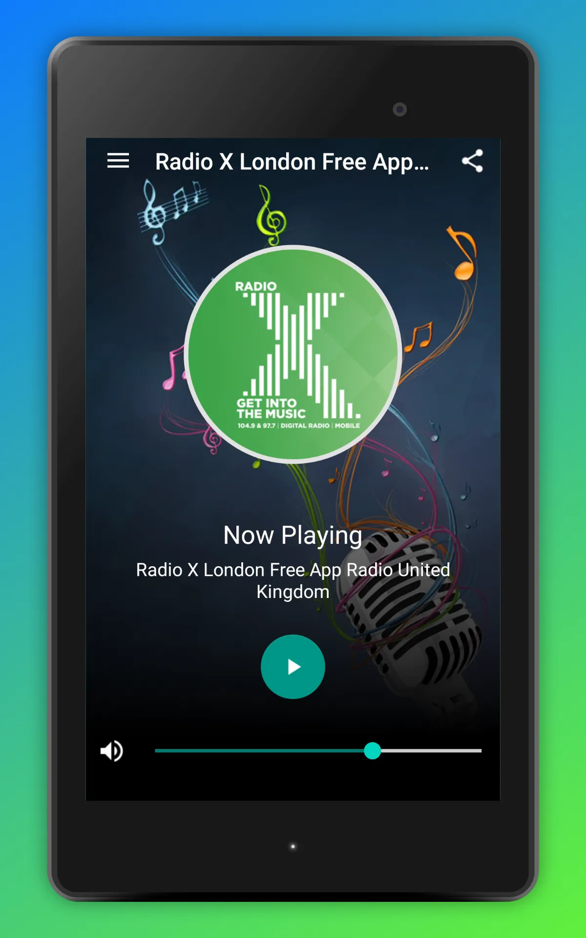 Radio X London UK FM Online | Indus Appstore | Screenshot