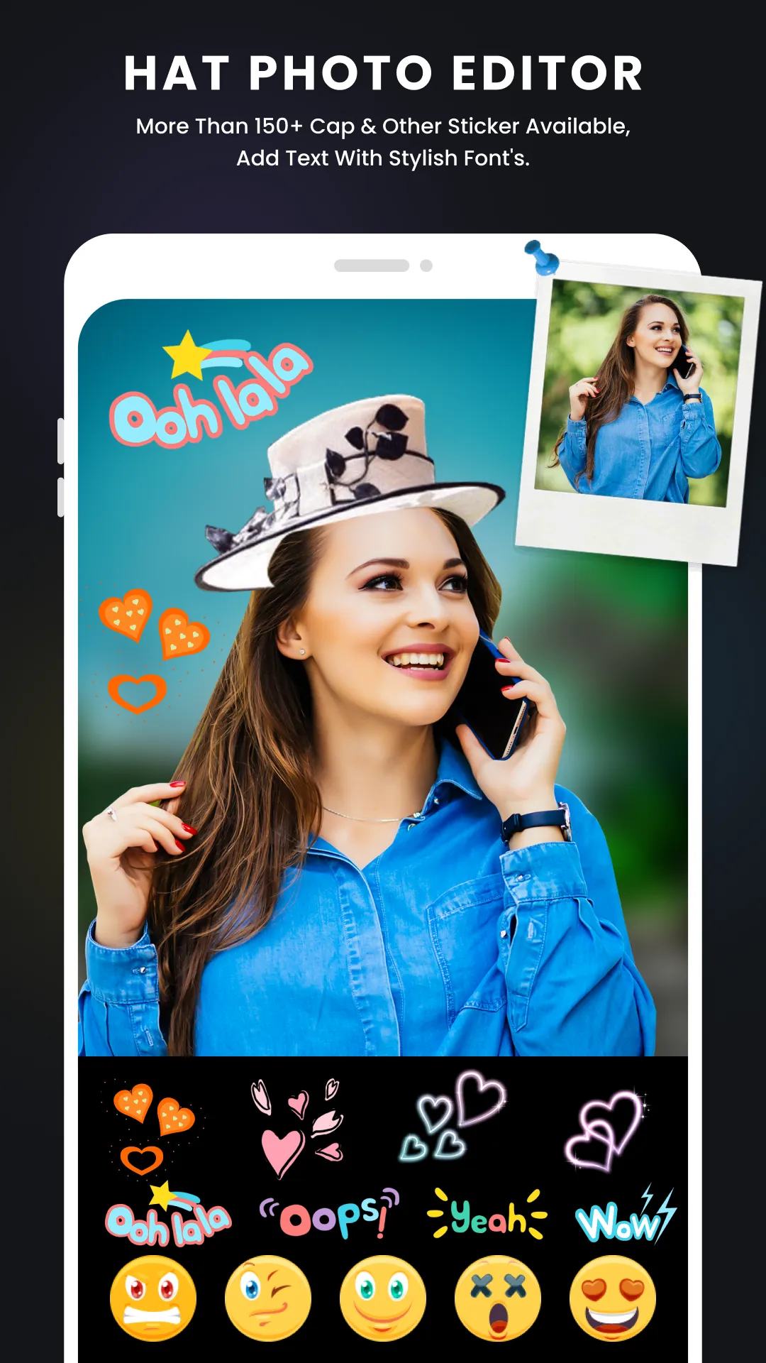 Hatify: Hat Photo Editor | Indus Appstore | Screenshot