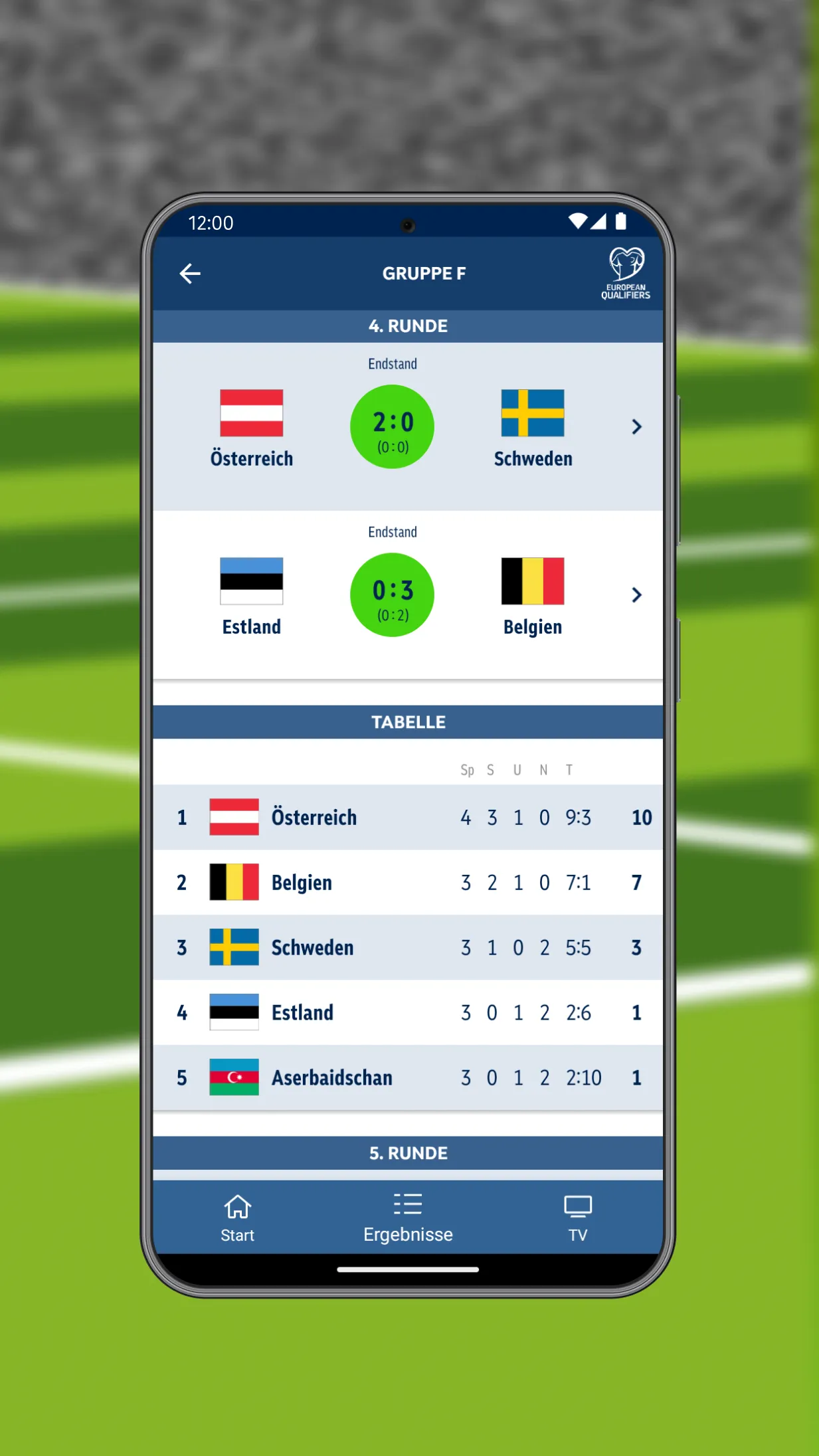 ORF Fußball | Indus Appstore | Screenshot