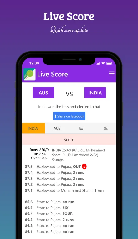 Live Cricket | Indus Appstore | Screenshot