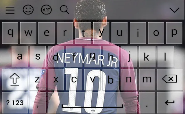 Neymar Jr Keyboard Theme 2023 | Indus Appstore | Screenshot