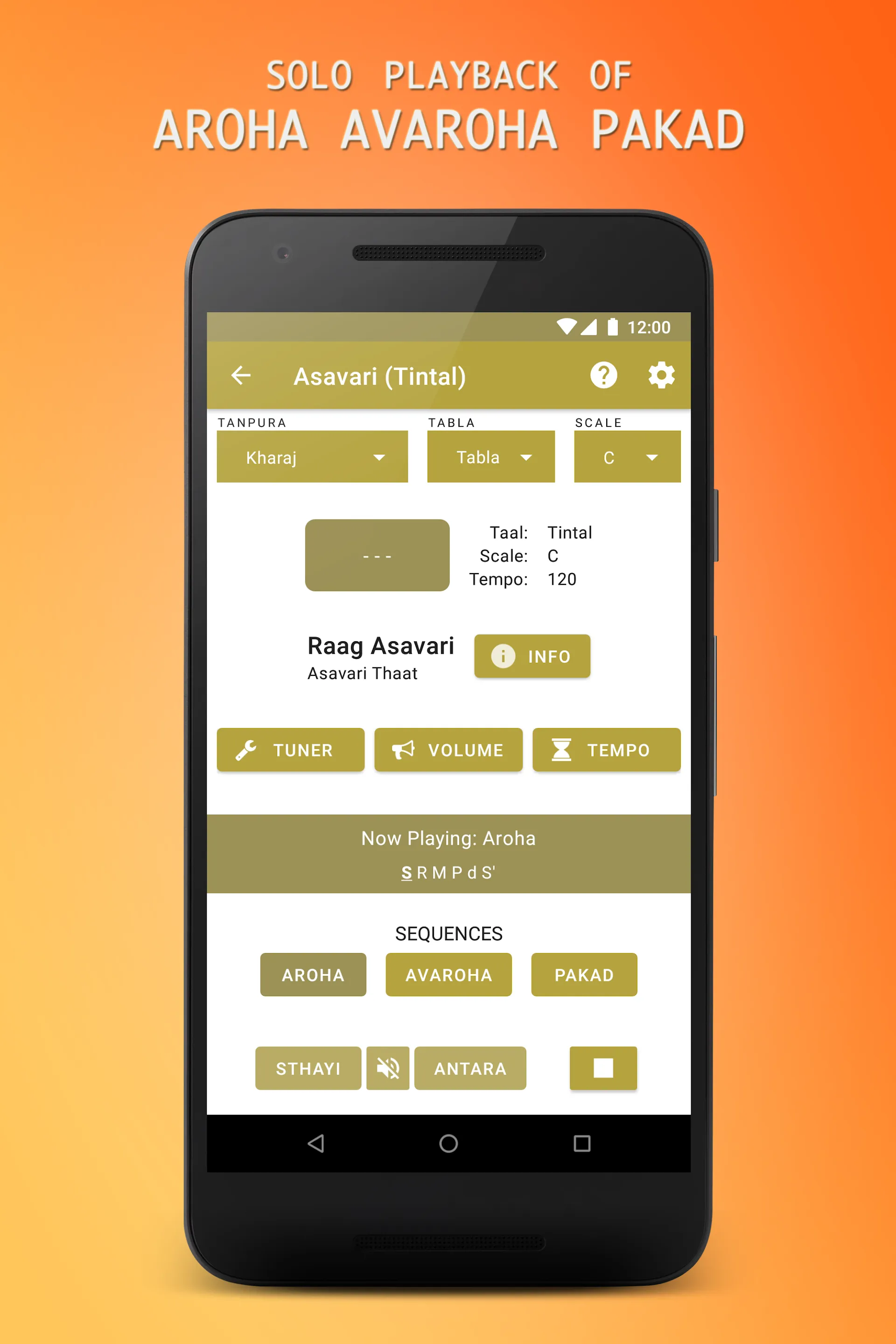 Raag Sadhana - Lehra App | Indus Appstore | Screenshot