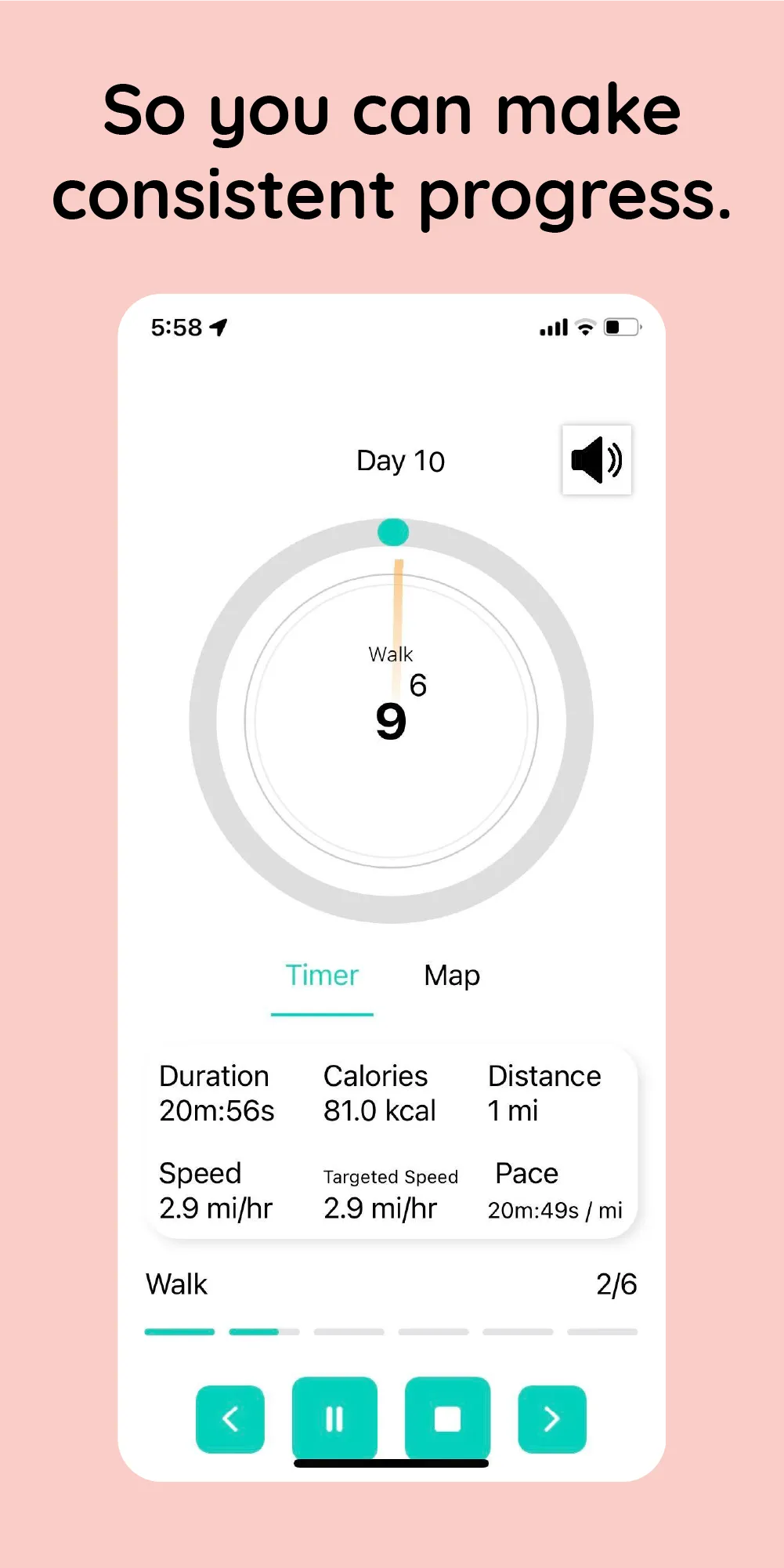 Walkster: Walking Weight Loss | Indus Appstore | Screenshot