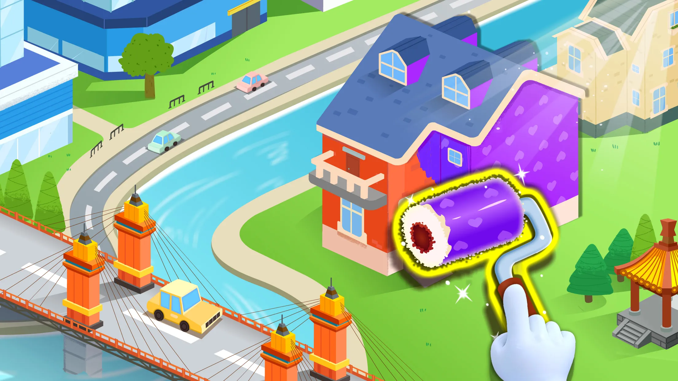 Baby Panda's City Buildings | Indus Appstore | Screenshot