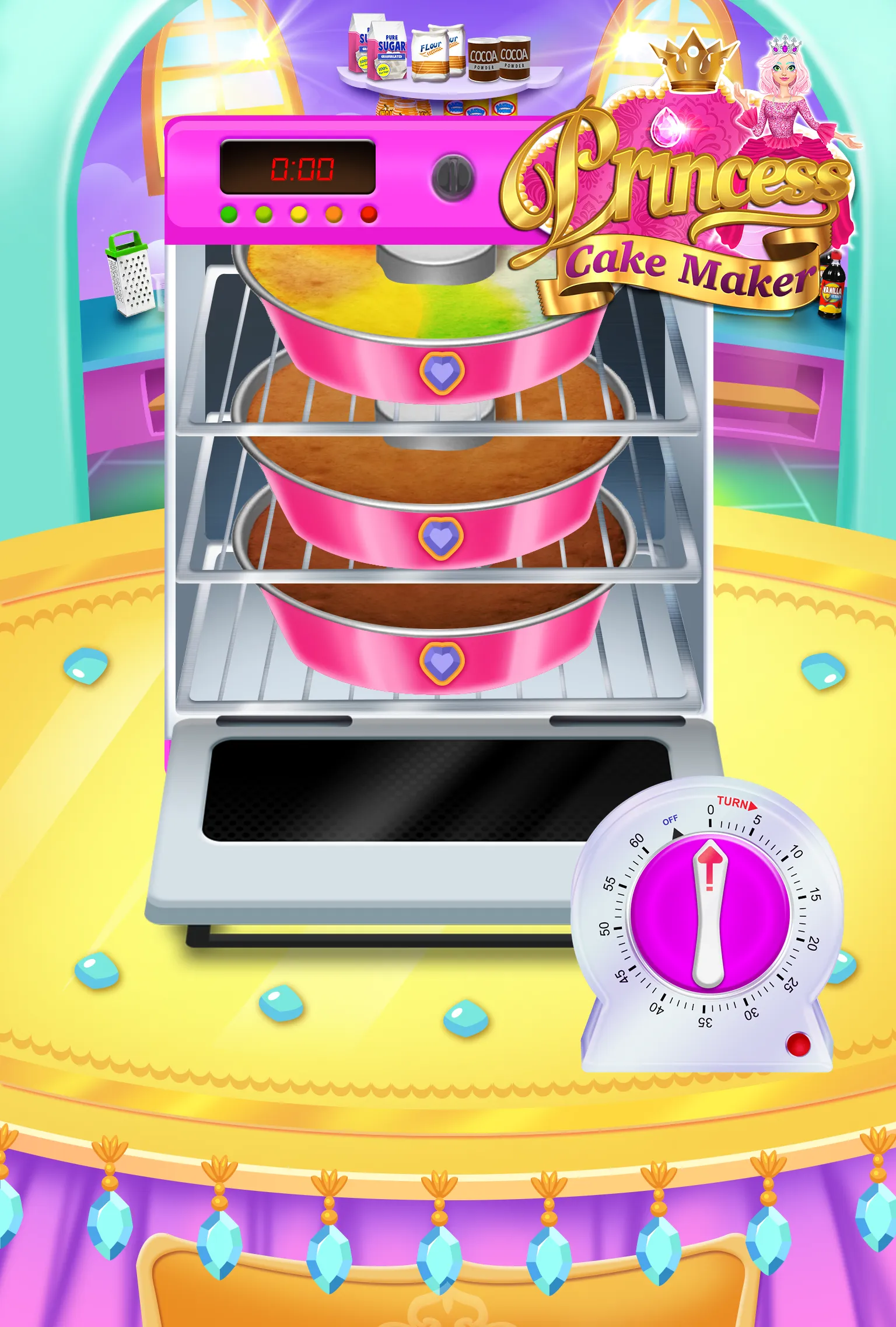 Rainbow Princess Cake Maker | Indus Appstore | Screenshot