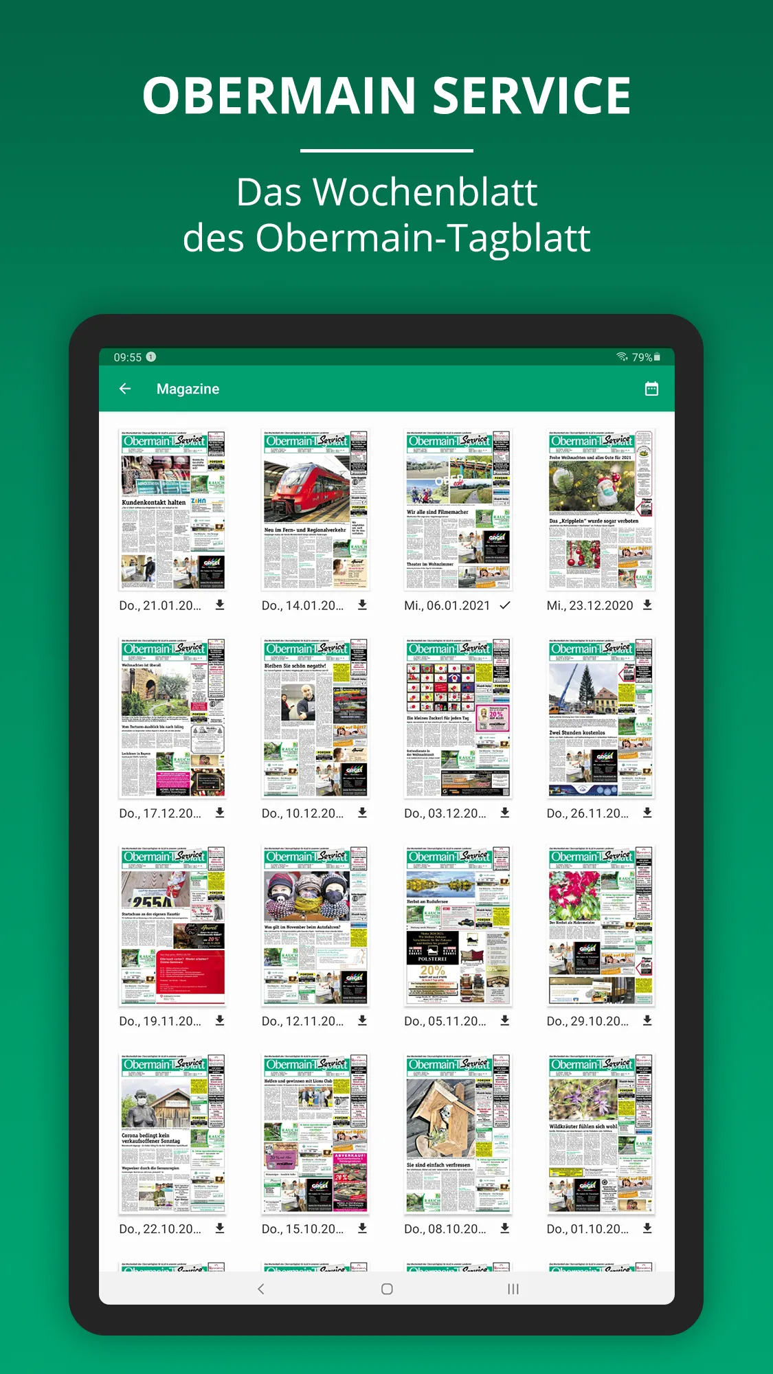 Obermain ePaper | Indus Appstore | Screenshot