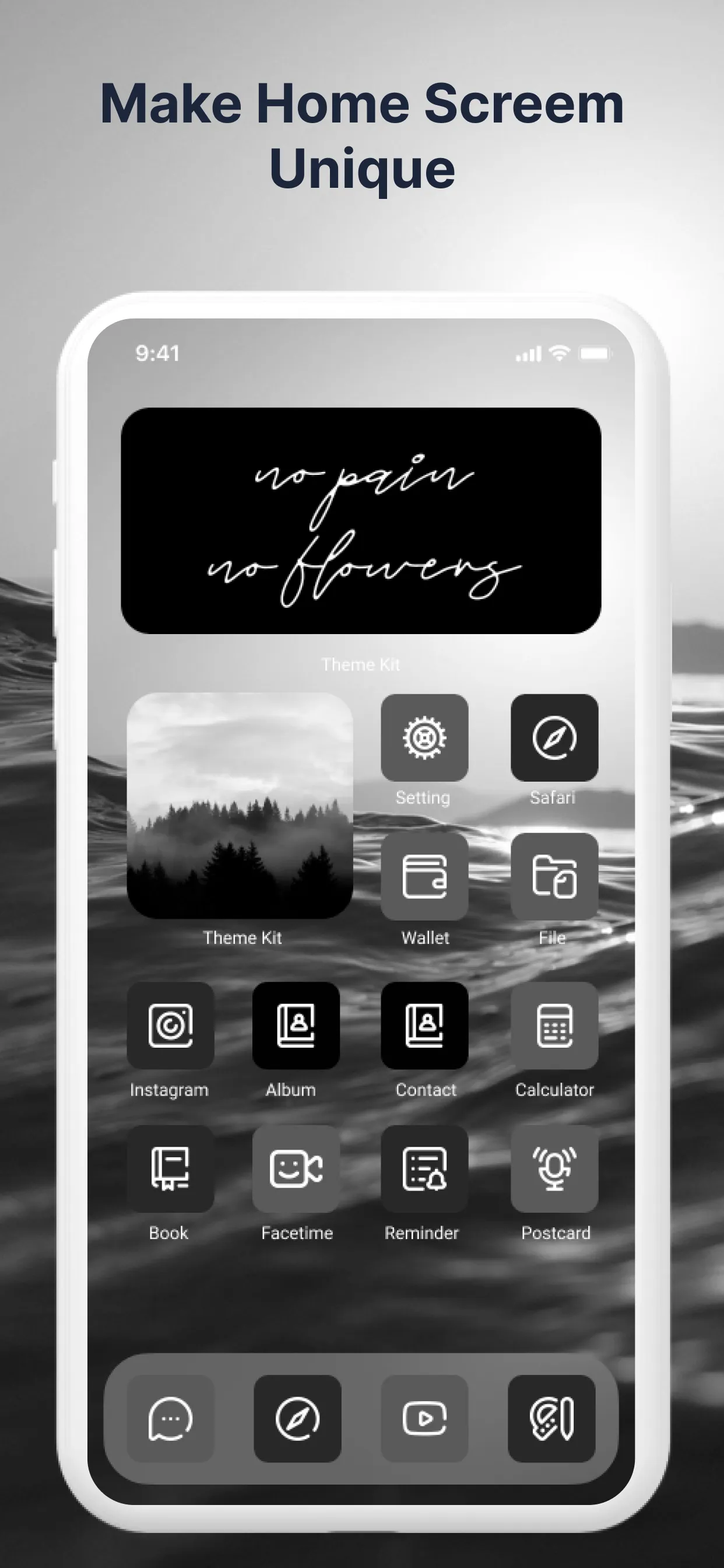 IconChic - Black Icon Pack | Indus Appstore | Screenshot