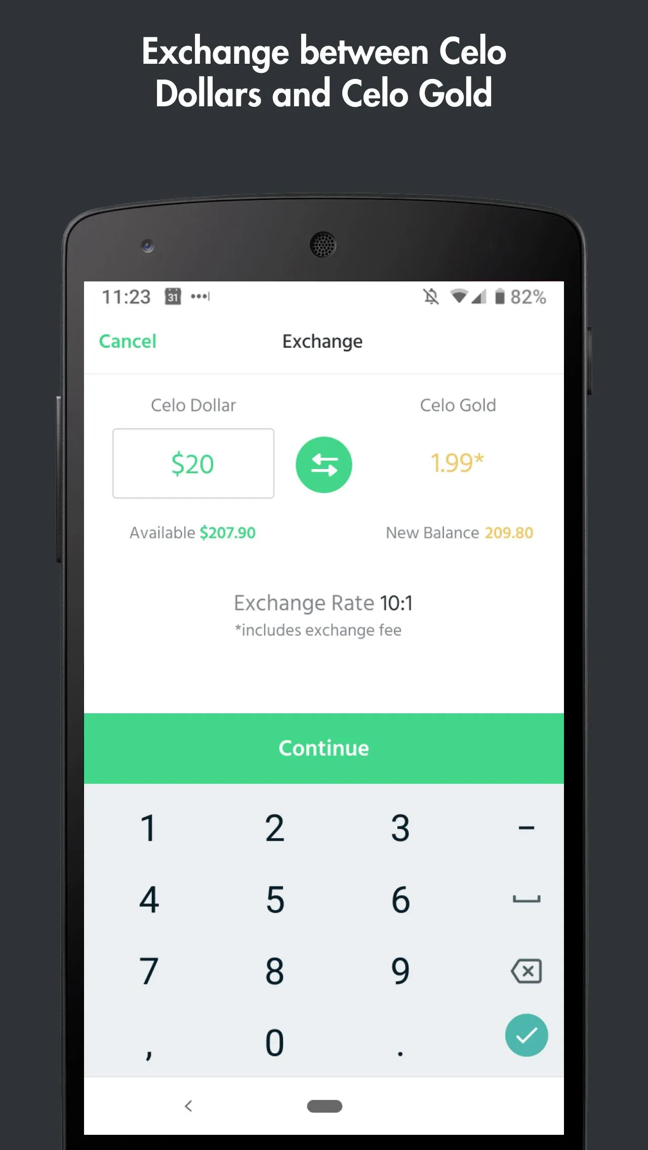 Celo Alfajores Wallet - TEST O | Indus Appstore | Screenshot