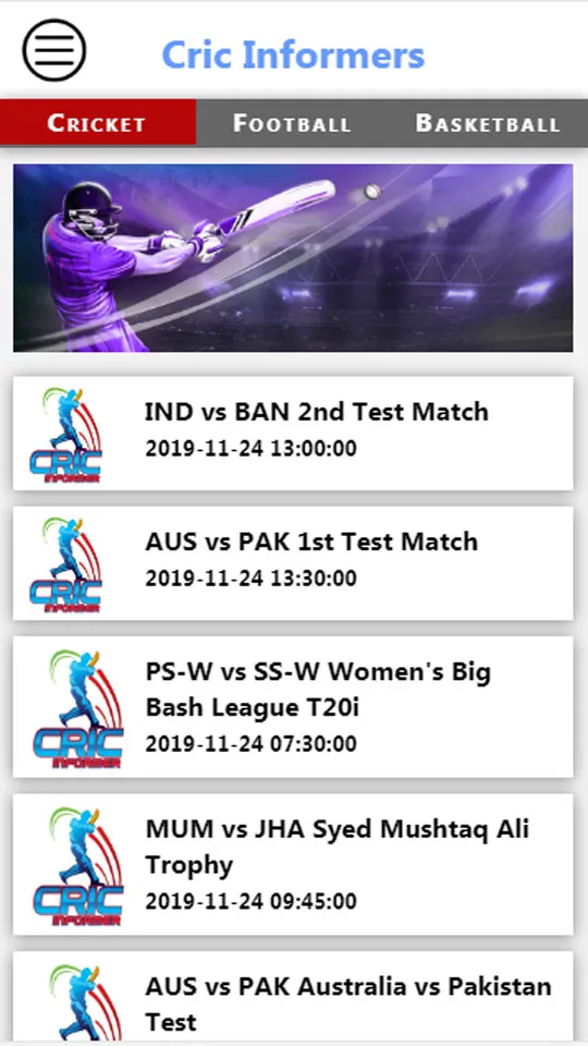 CricInformers - Sport Winning | Indus Appstore | Screenshot