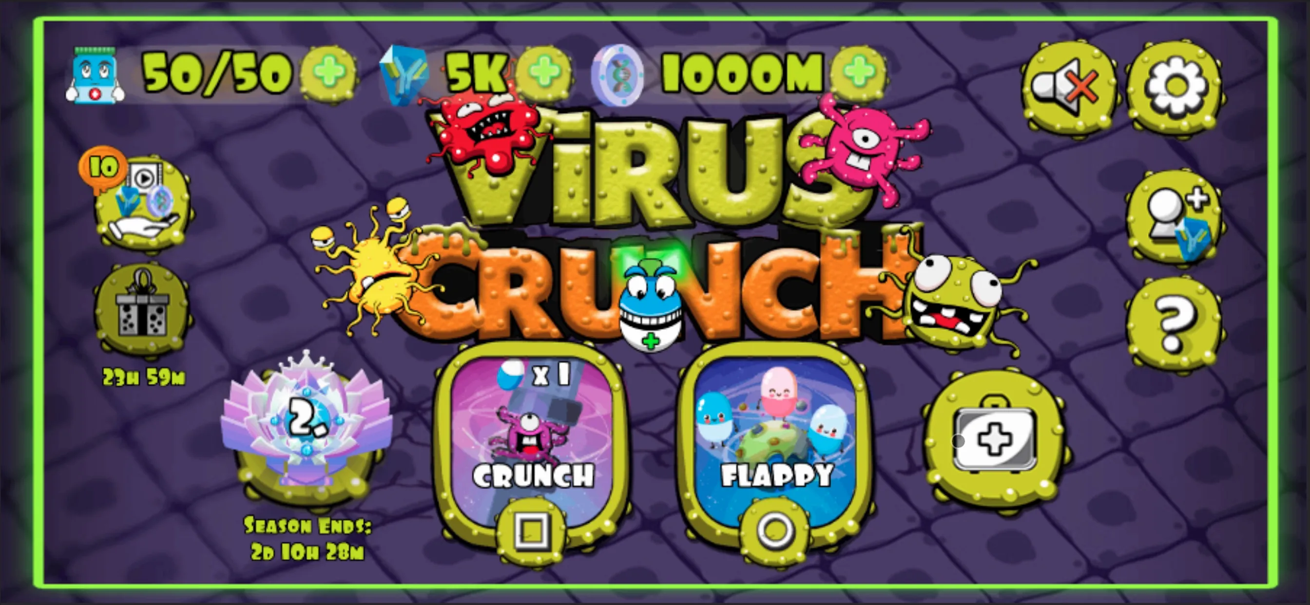 Virus Crunch | Indus Appstore | Screenshot